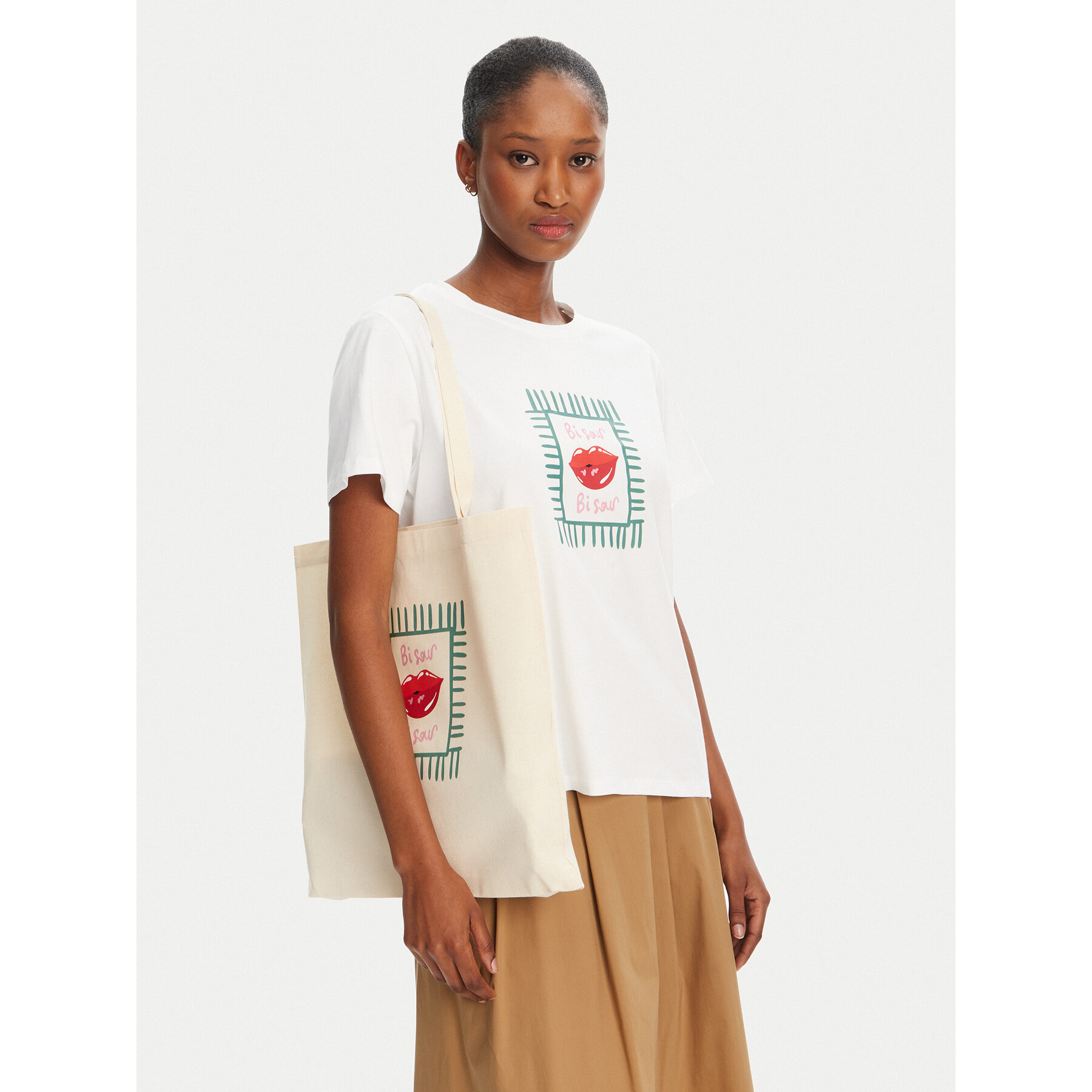 Marella T-shirt Cappero 2515971052 Bianco Regular Fit