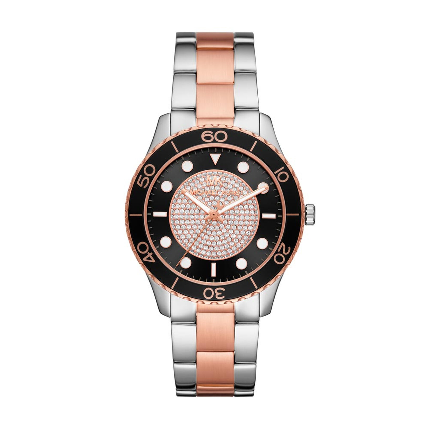 Ročna ura Michael Kors Runway MK6960 Silver/Golden Rose