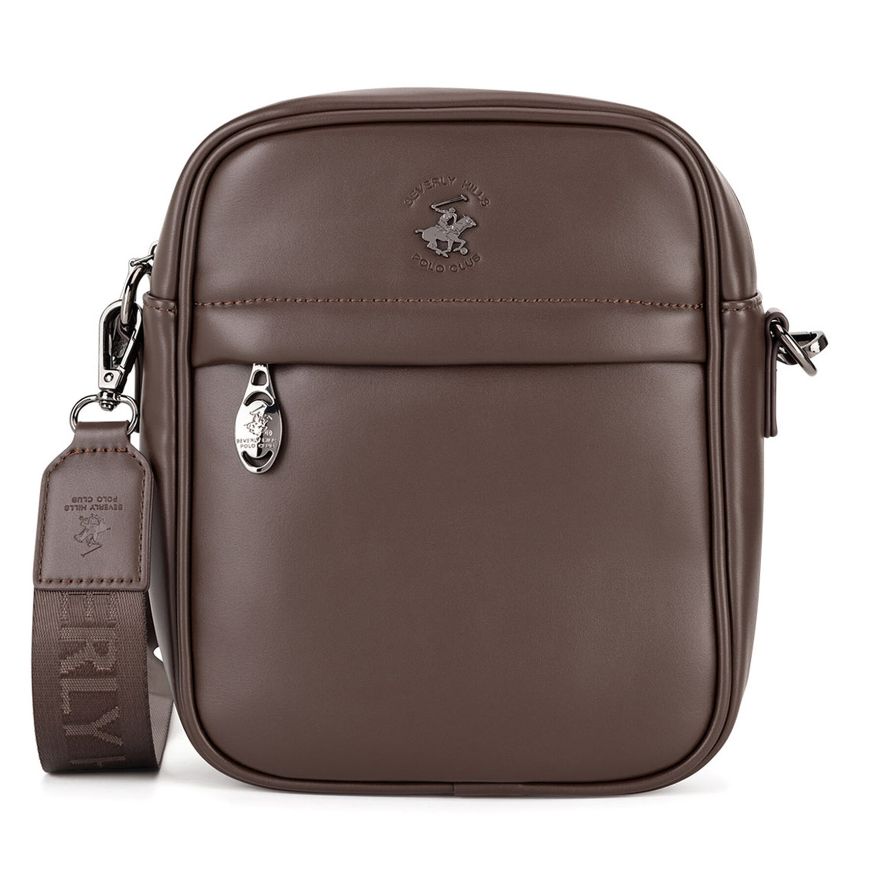 Umhängetasche Beverly Hills Polo Club BHPC-L-018-07 Braun, Größe ALL