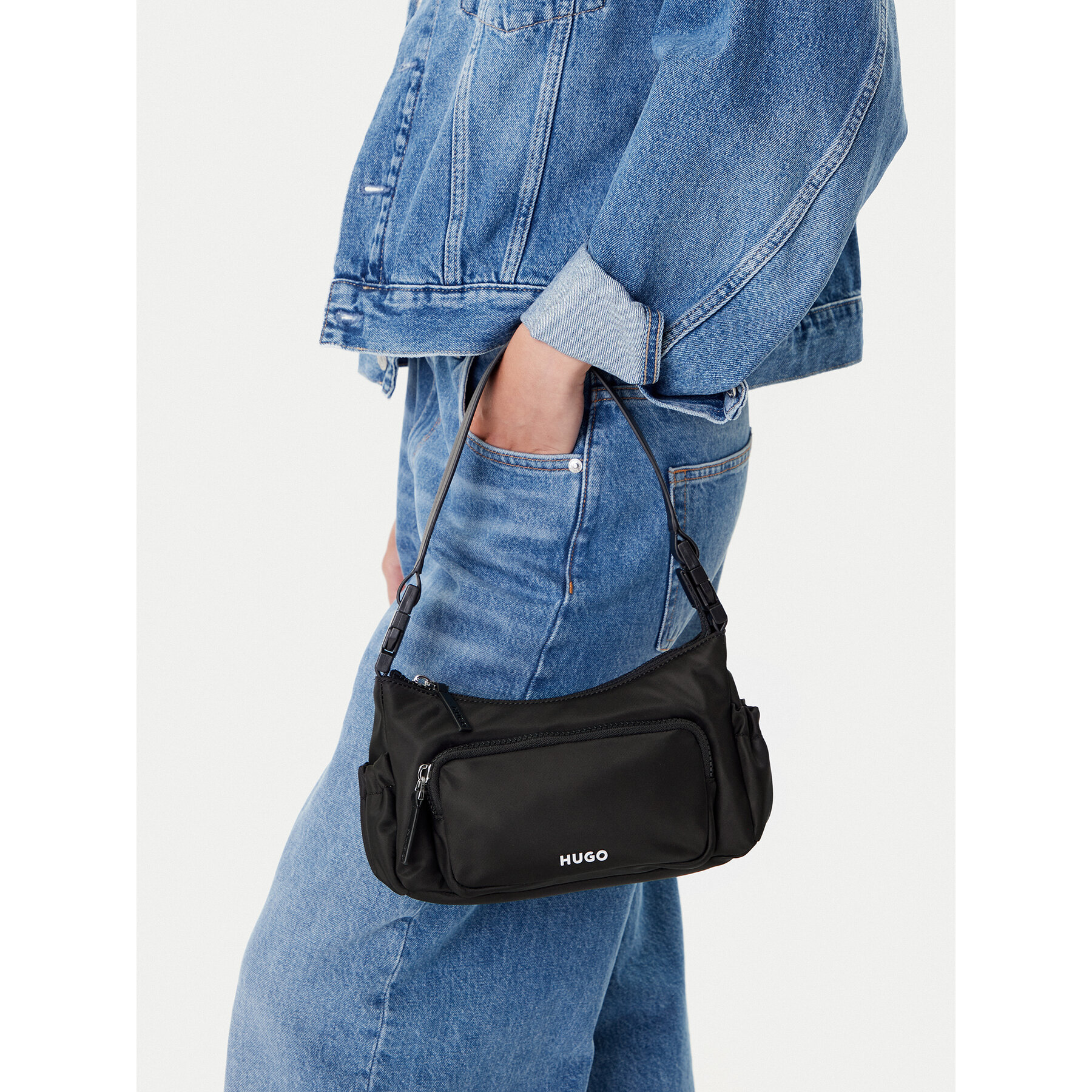 Borsetta HUGO Bel Shoulder 50547092 Nero