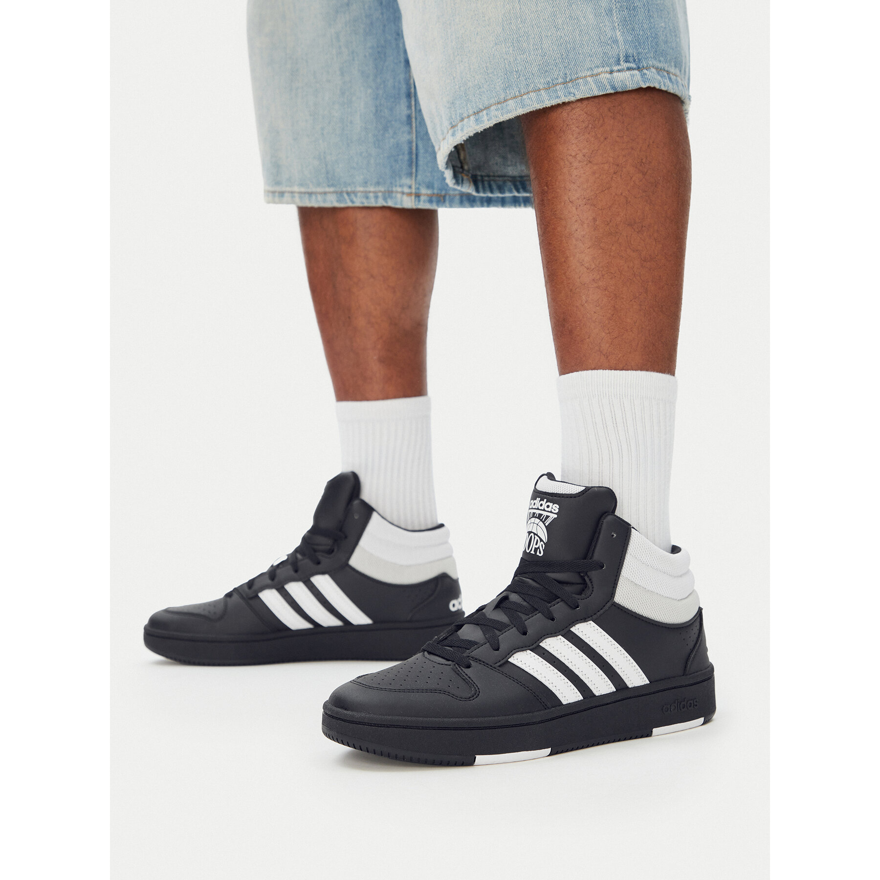Sneakersy adidas Hoops Mid Classic Shoes KI1035 Čierna