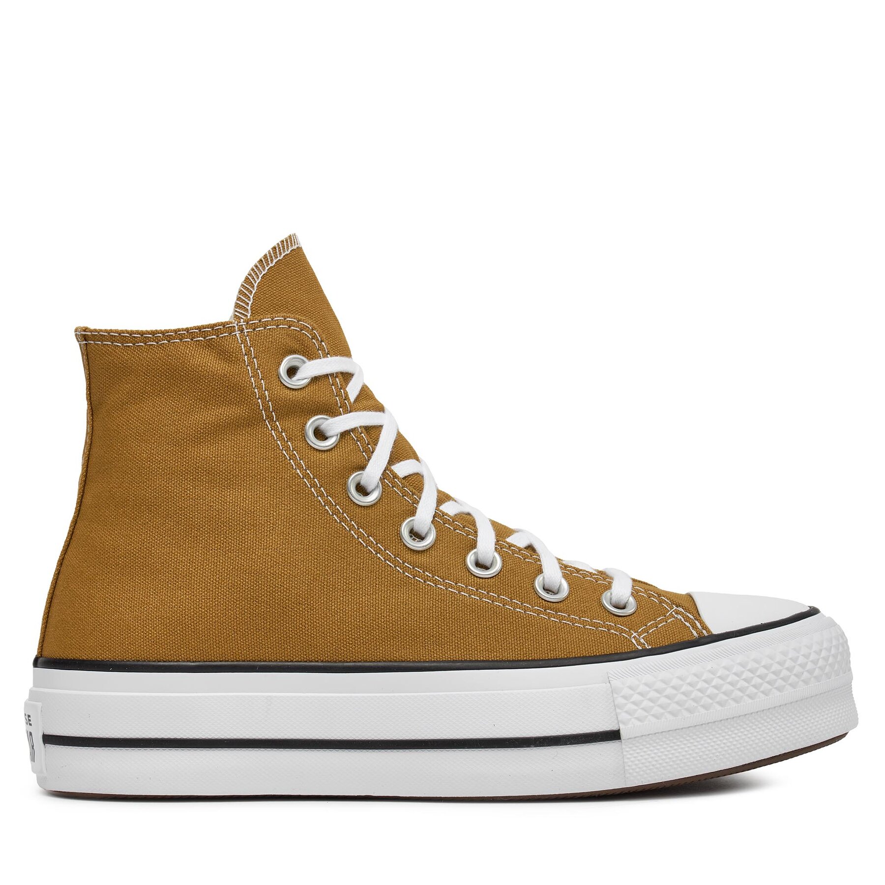 Plátenky Converse Chuck Taylor All Star Lift Platform HI A07210C Hnedá
