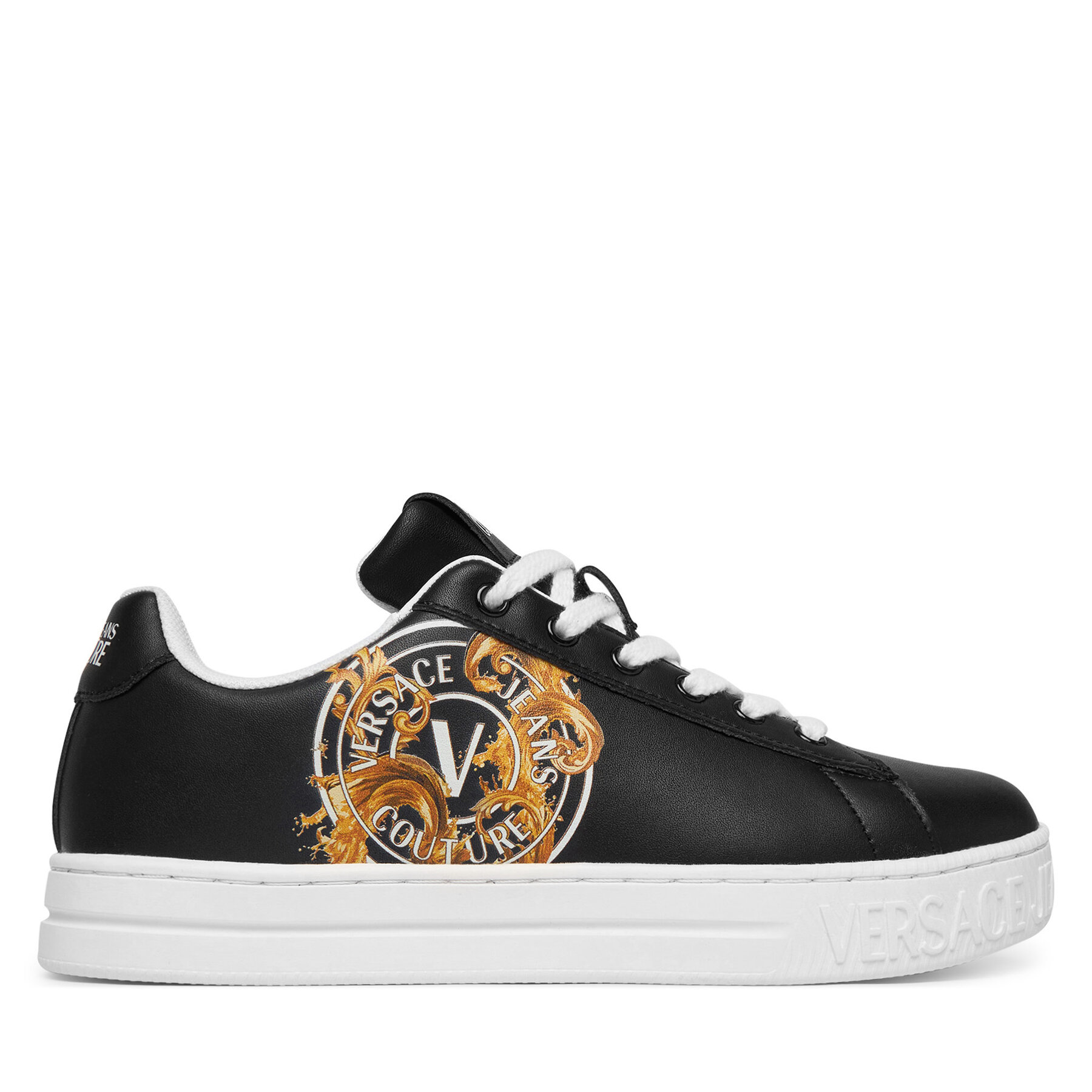 Sportcipők Versace Jeans Couture 80VA3SK3 ZPB73 899 Fekete