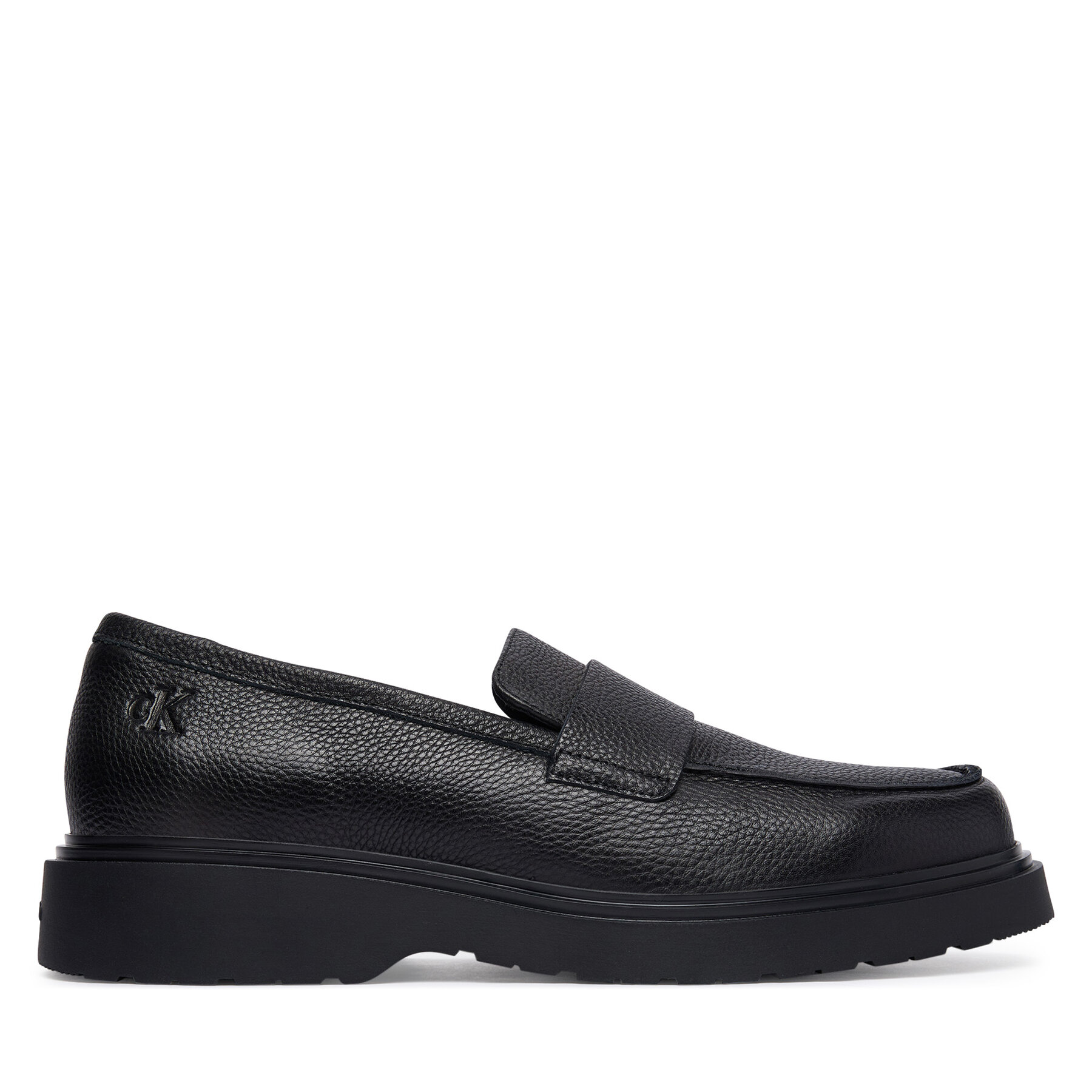 Čevlji brez vezalk Calvin Klein Combat Ess Loafer Lth HM0HM02337 Črna