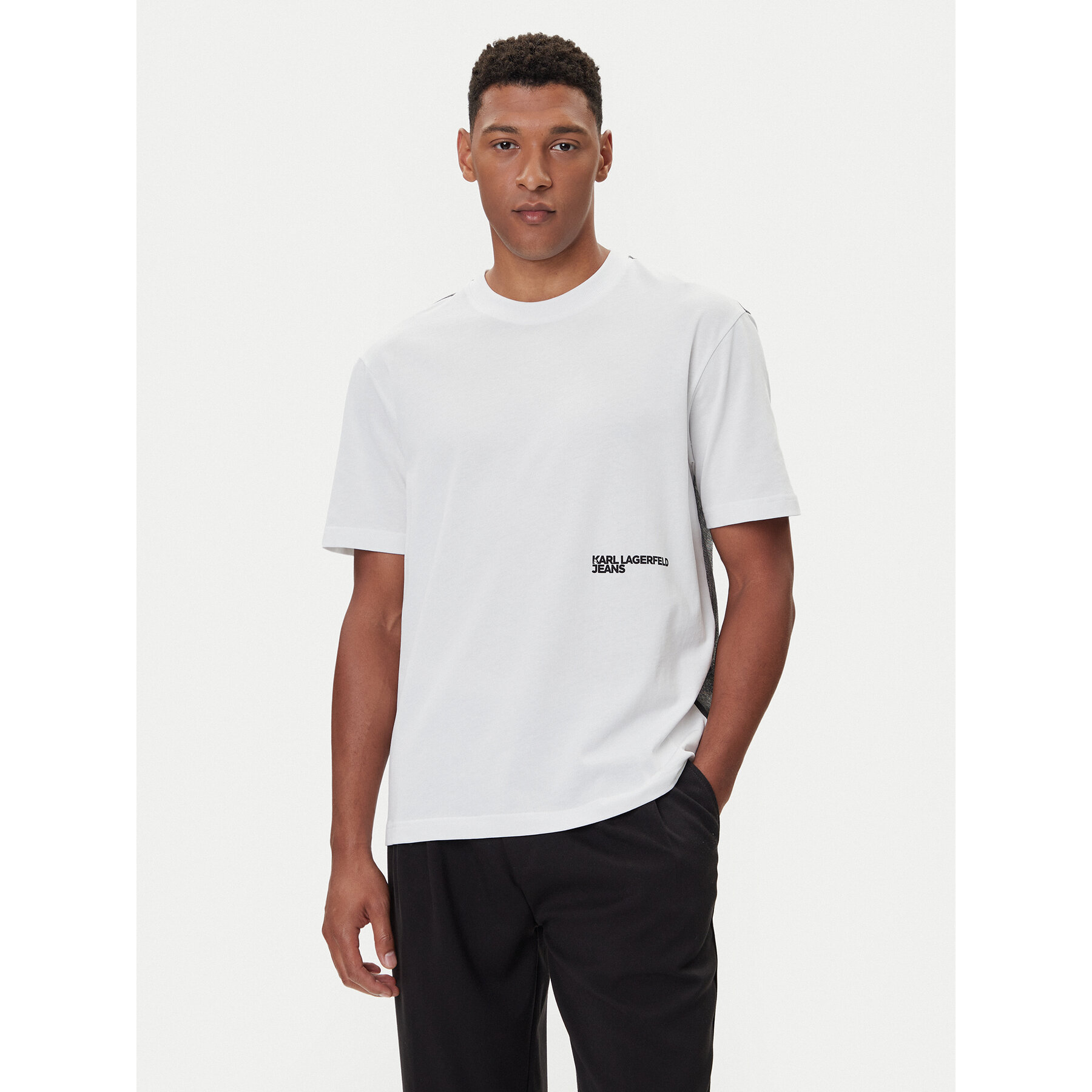 Karl Lagerfeld Jeans Camiseta A4M17030 Blanco Relaxed Fit