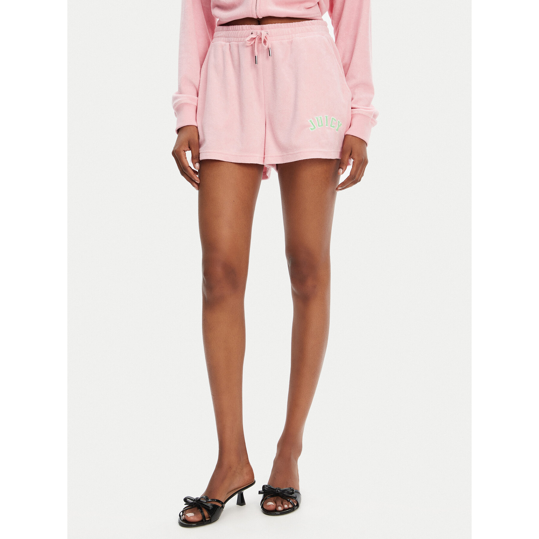 Juicy Couture Sportske kratke hlače Perkin JCWHS125322 Ružičasta Relaxed Fit