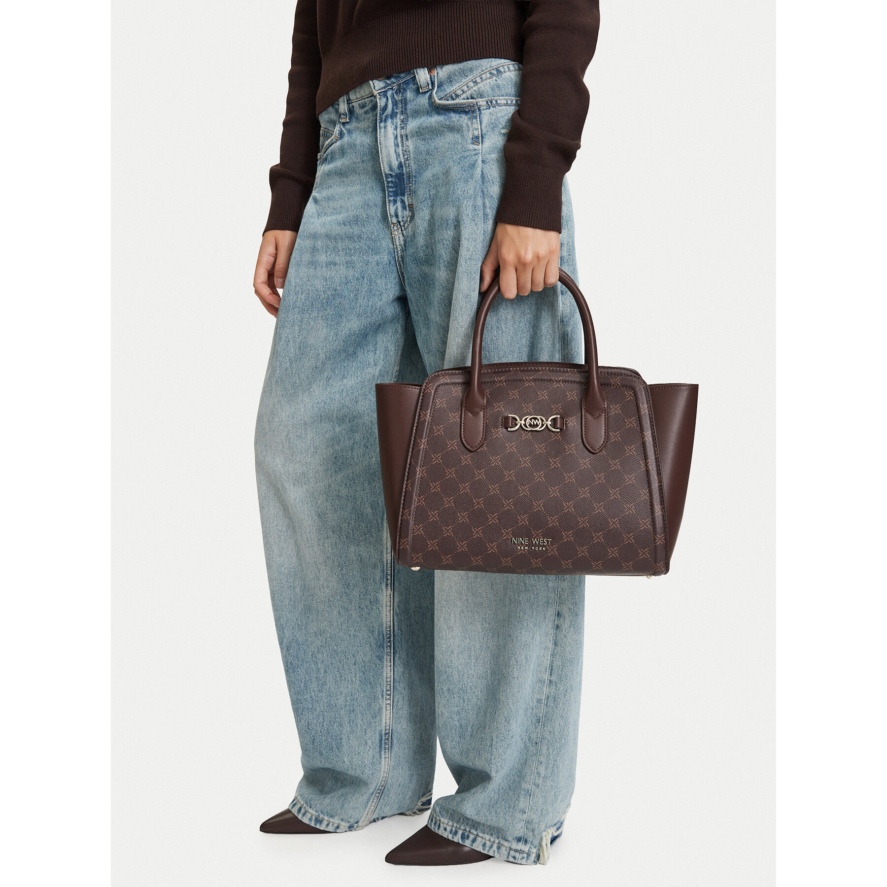 Ročna torba Nine West CEO- CRYSTAL NOTE-LDA9345A Bordo rdeča