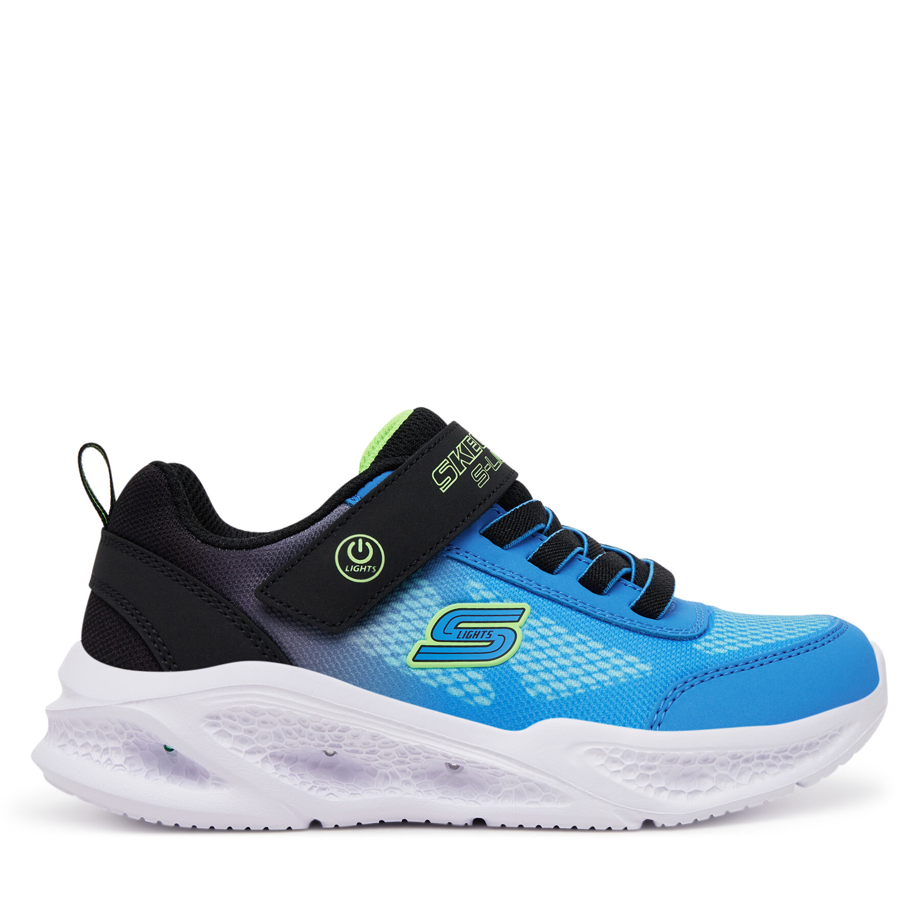 Sneakersy Skechers Meteor-Lights - Krendox 401495L/BKBL Modrá
