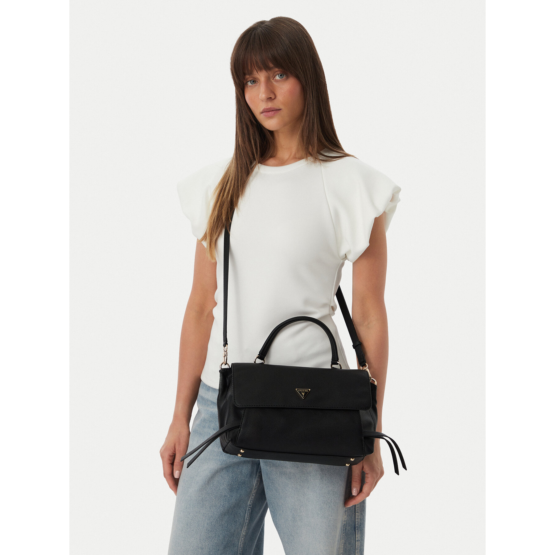 Τσάντα Guess Devon HWBG97 45200 Μαύρο