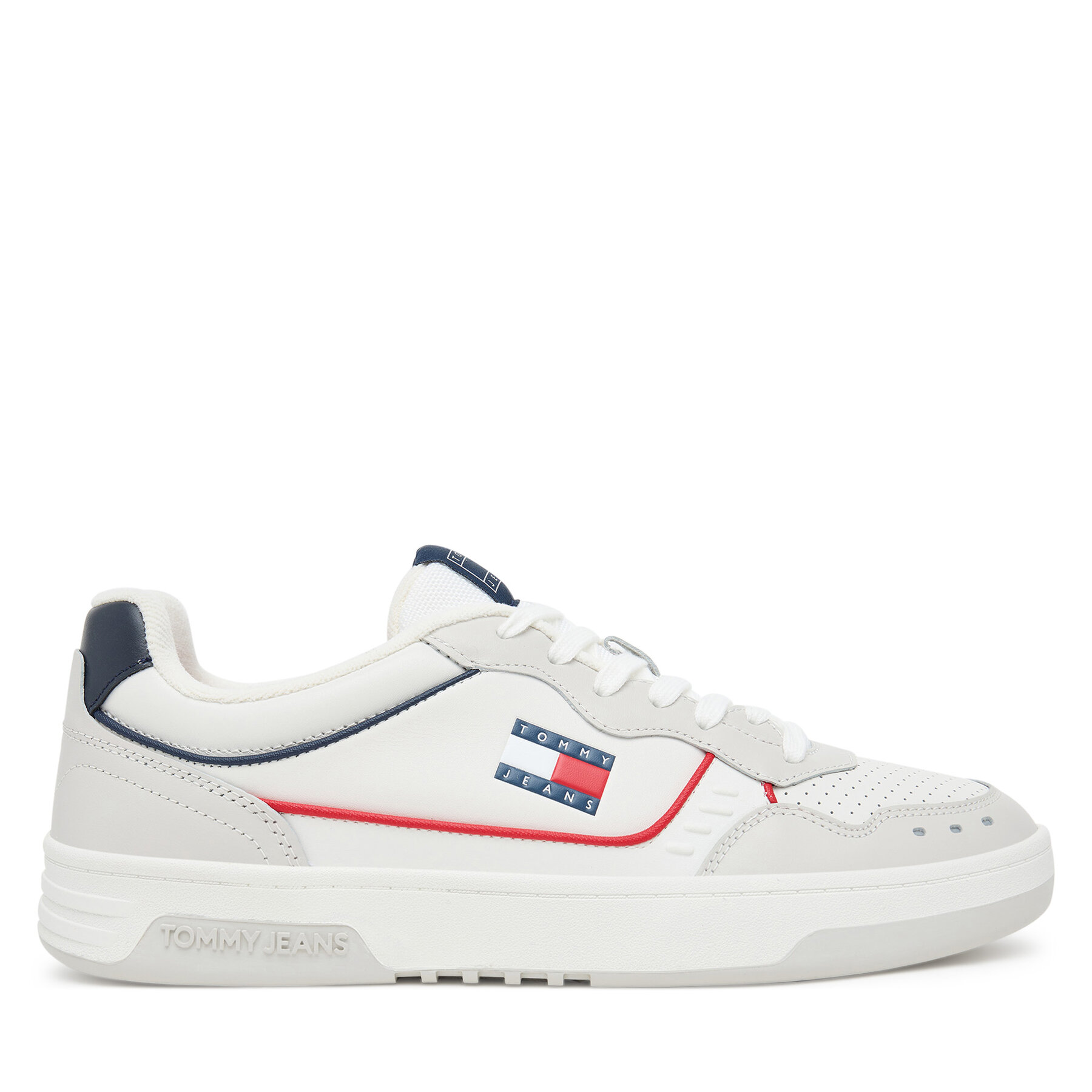 Sneakersy Tommy Jeans Tjm Cupsole Elevated EM0EM01585 Écru