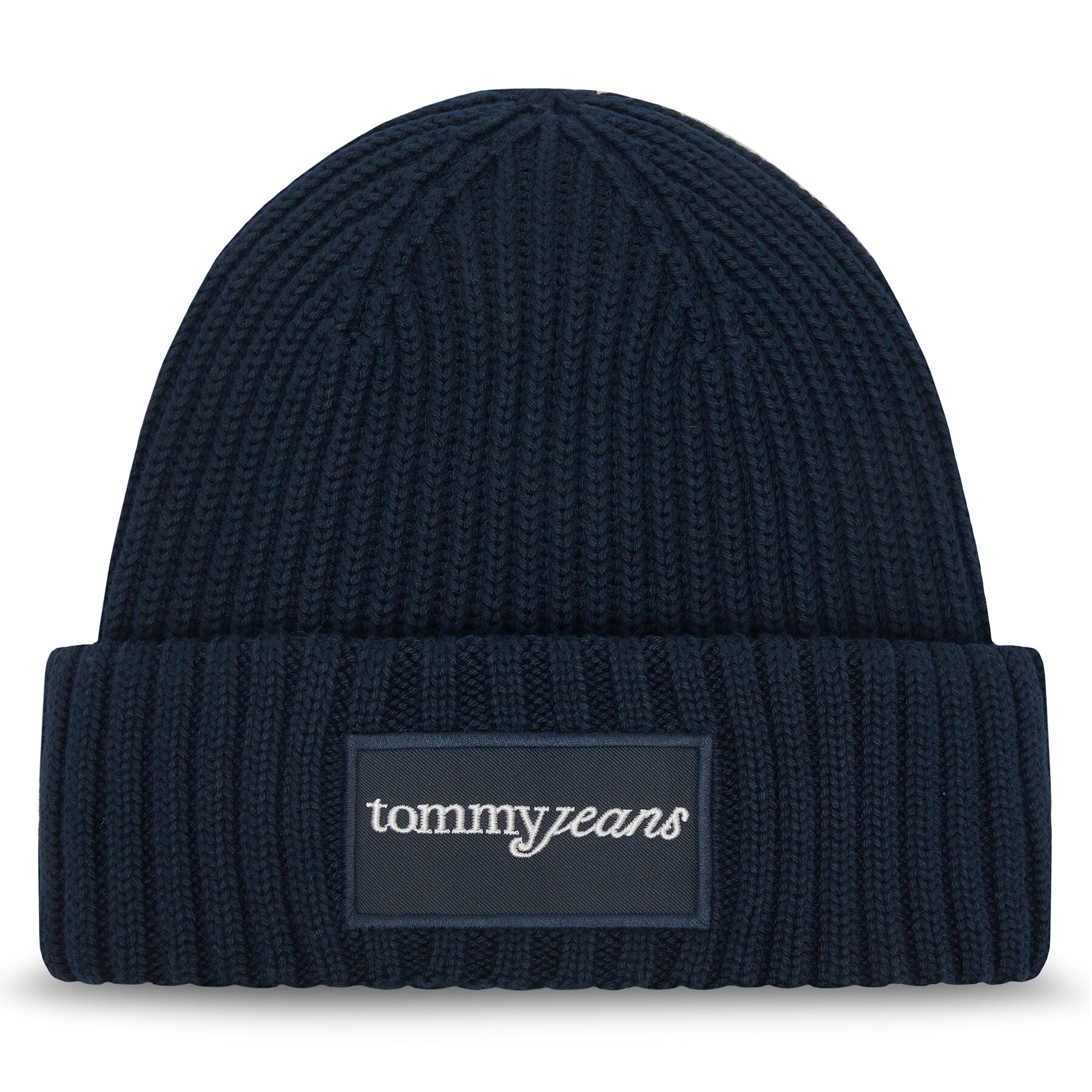Čiapka Tommy Jeans Script AW0AW17909 Tmavomodrá