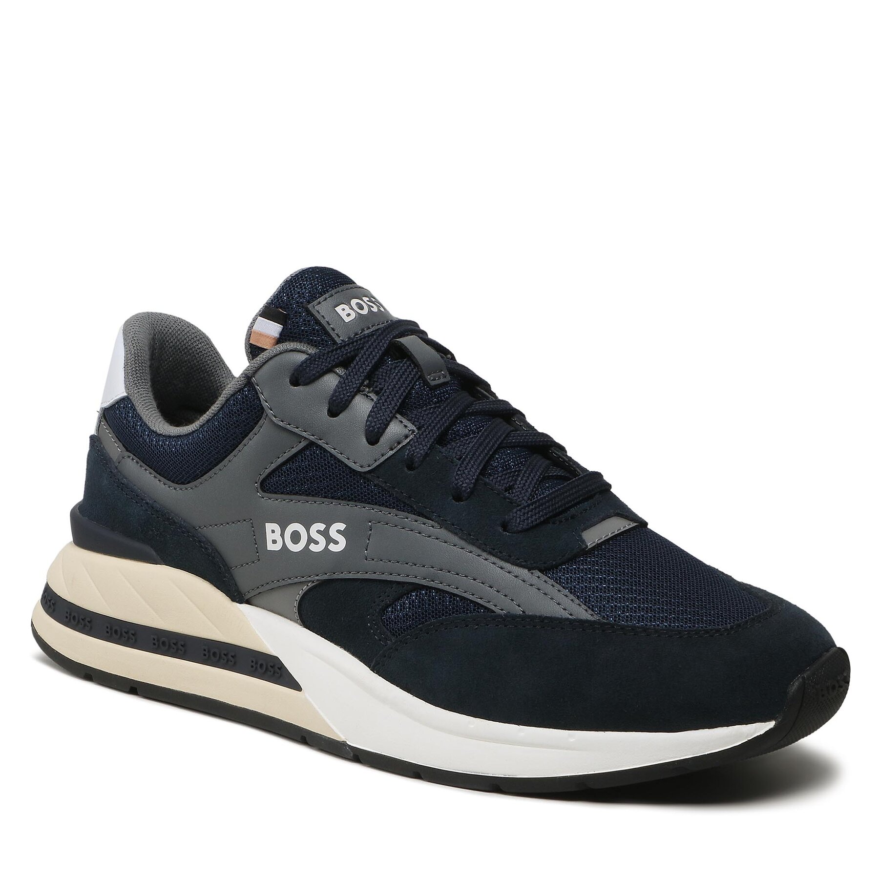 Sneakers Boss 50493214 Dark Blue 402 402 imagine noua