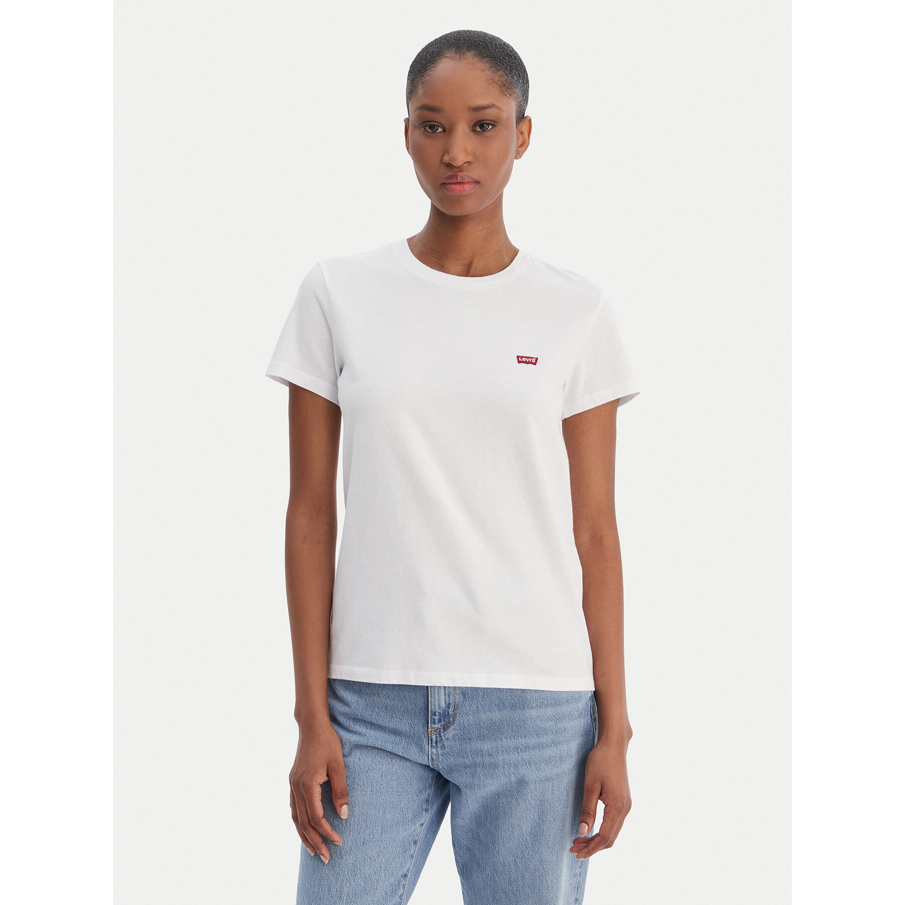 Levi's T-Shirt Perfect Tee 39185-0006 Λευκό Regular Fit