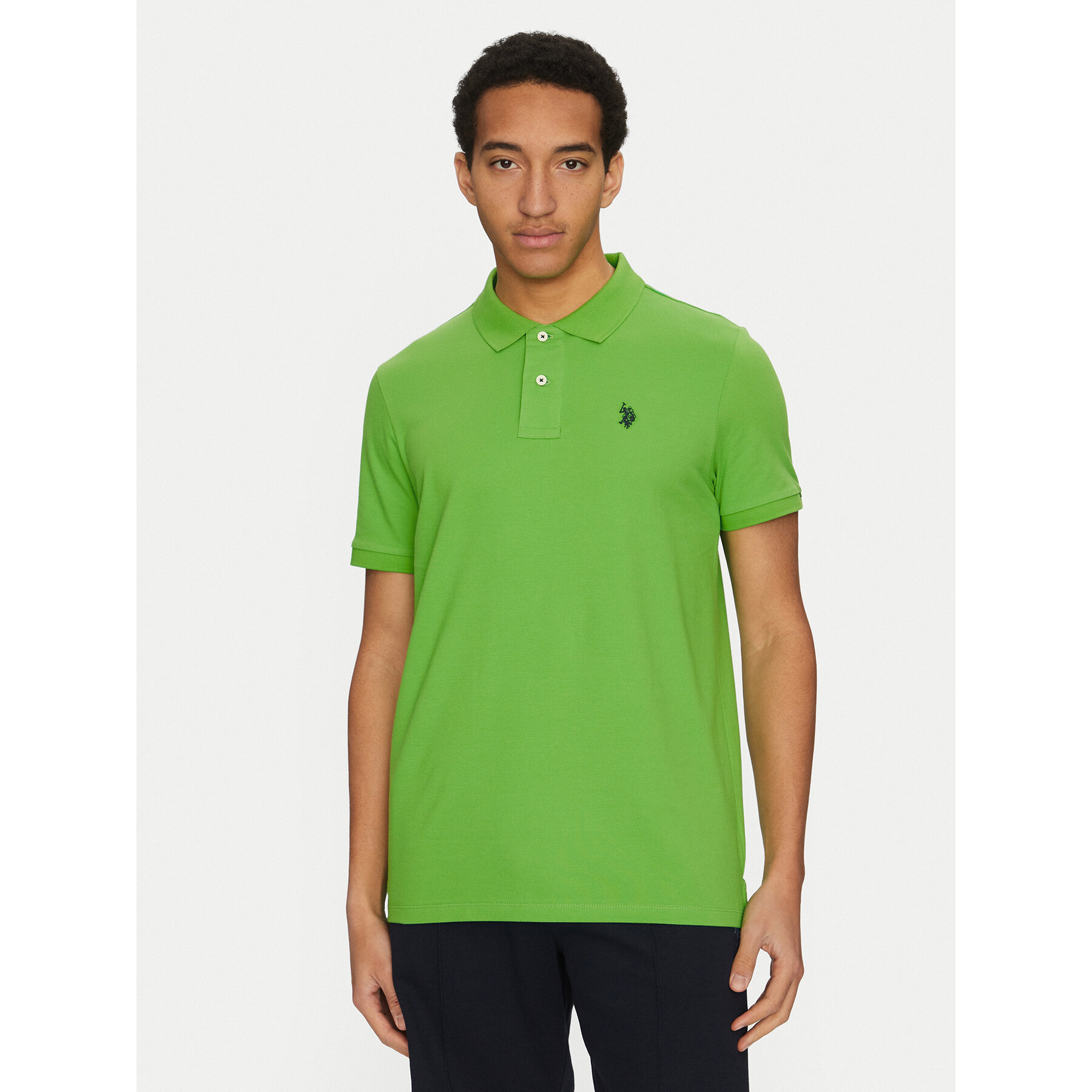 U.S. Polo Assn. U.S. Polo Assn. Polo MUP3637 Πράσινο Regular Fit
