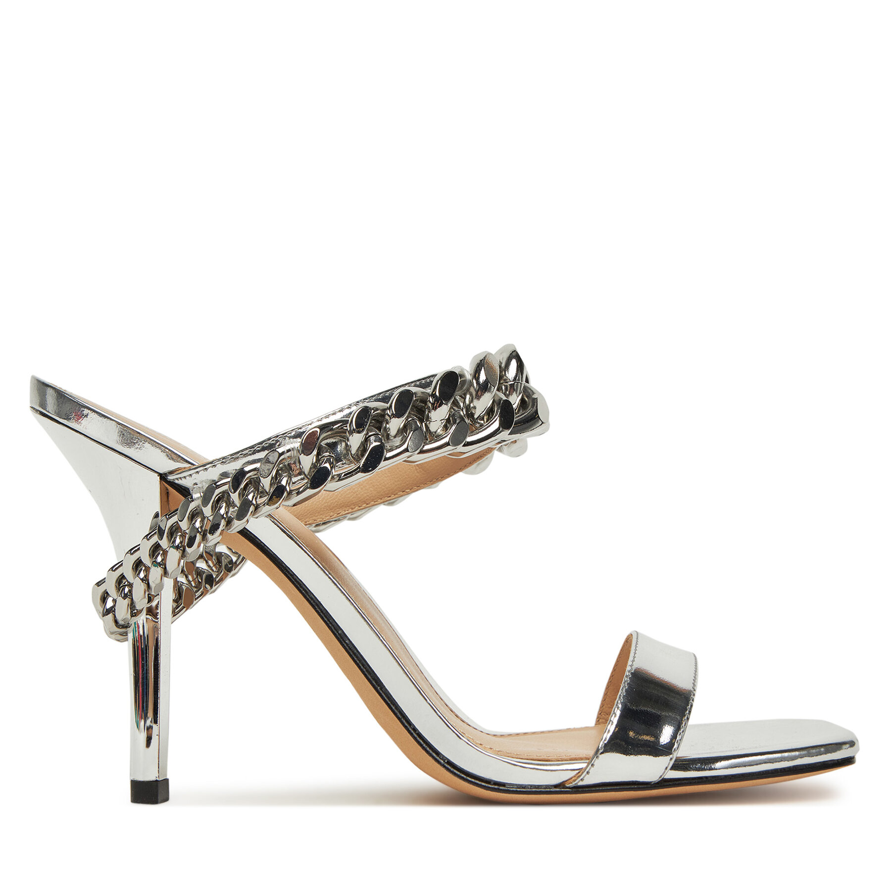 Παντόφλες MICHAEL Michael Kors Bianca 40S5BCHS1M Ασημί