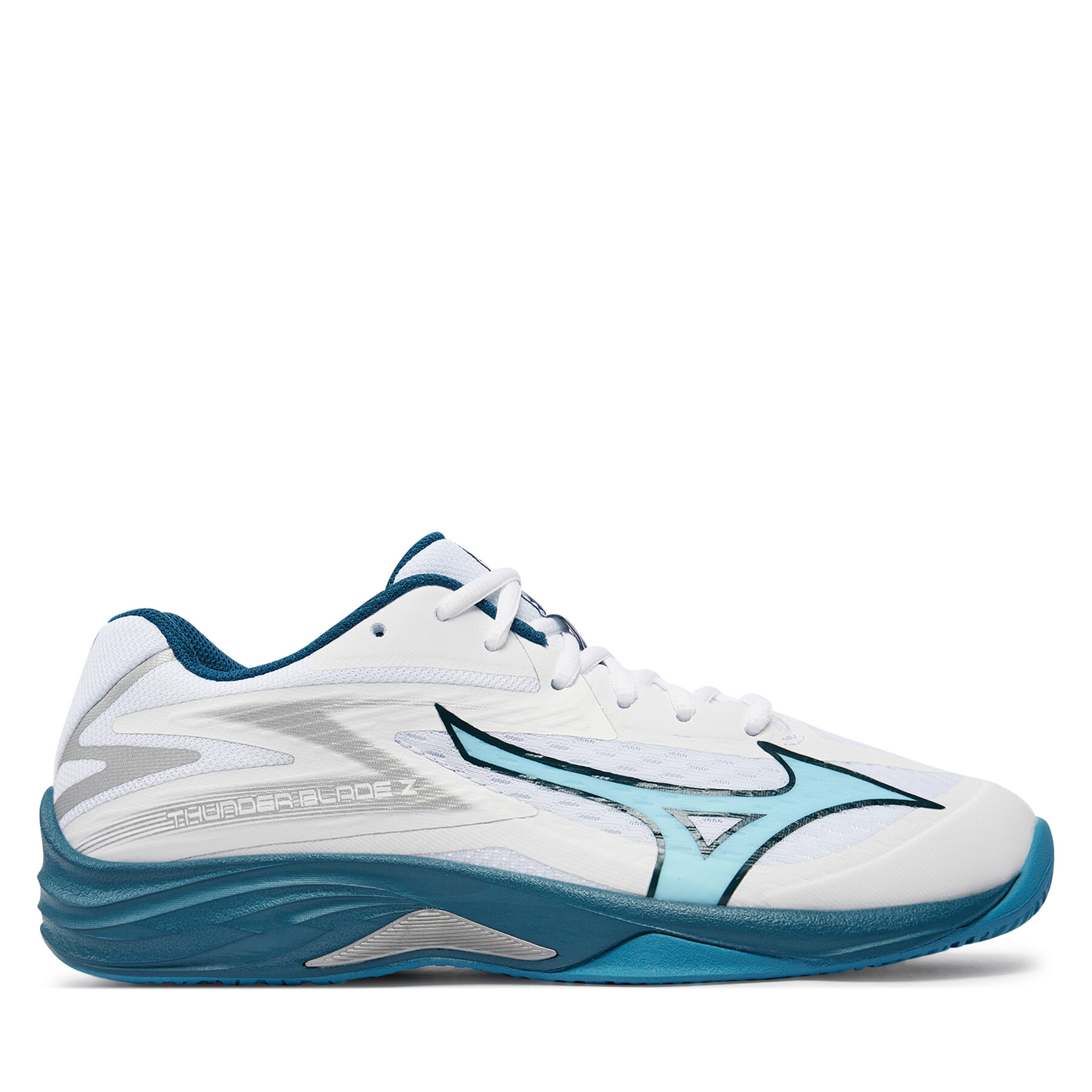 Chaussures pour sport en salle Mizuno Thunder Blade Z V1GA2370 Blanc