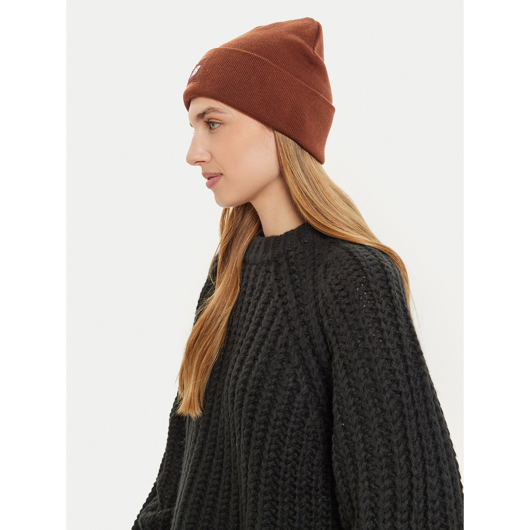 Gorro New Balance LAH13034ROK Marrón