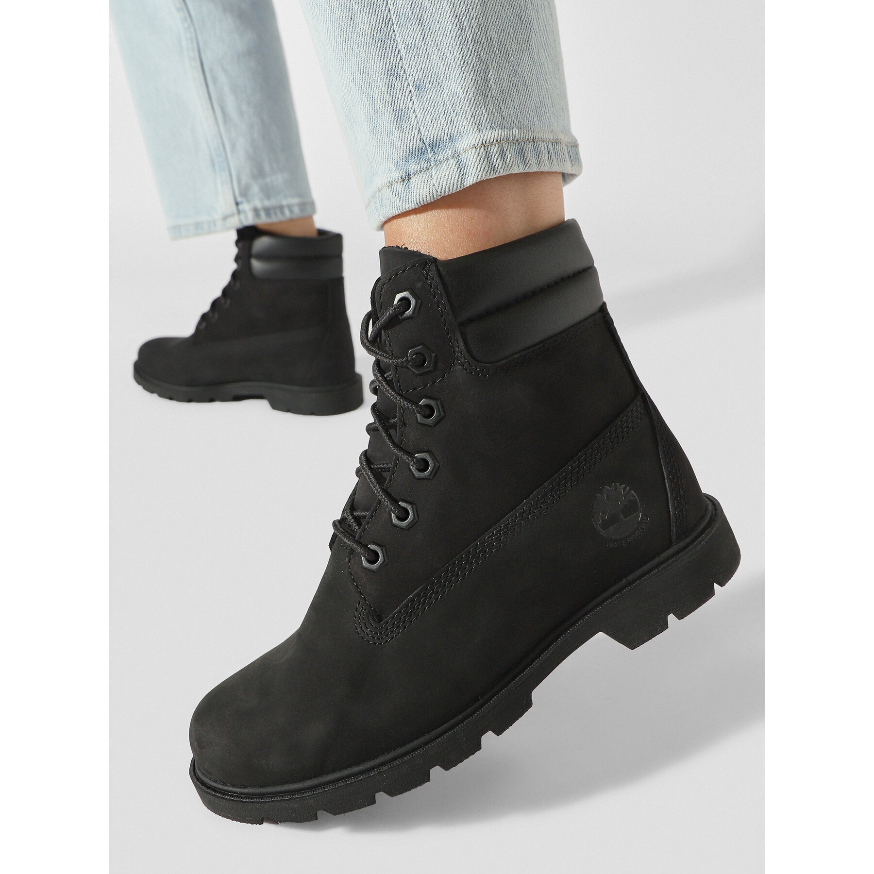 Pohodni čevlji Timberland Linden Woods Wp 6 Inch TB0A156S0011 Črna