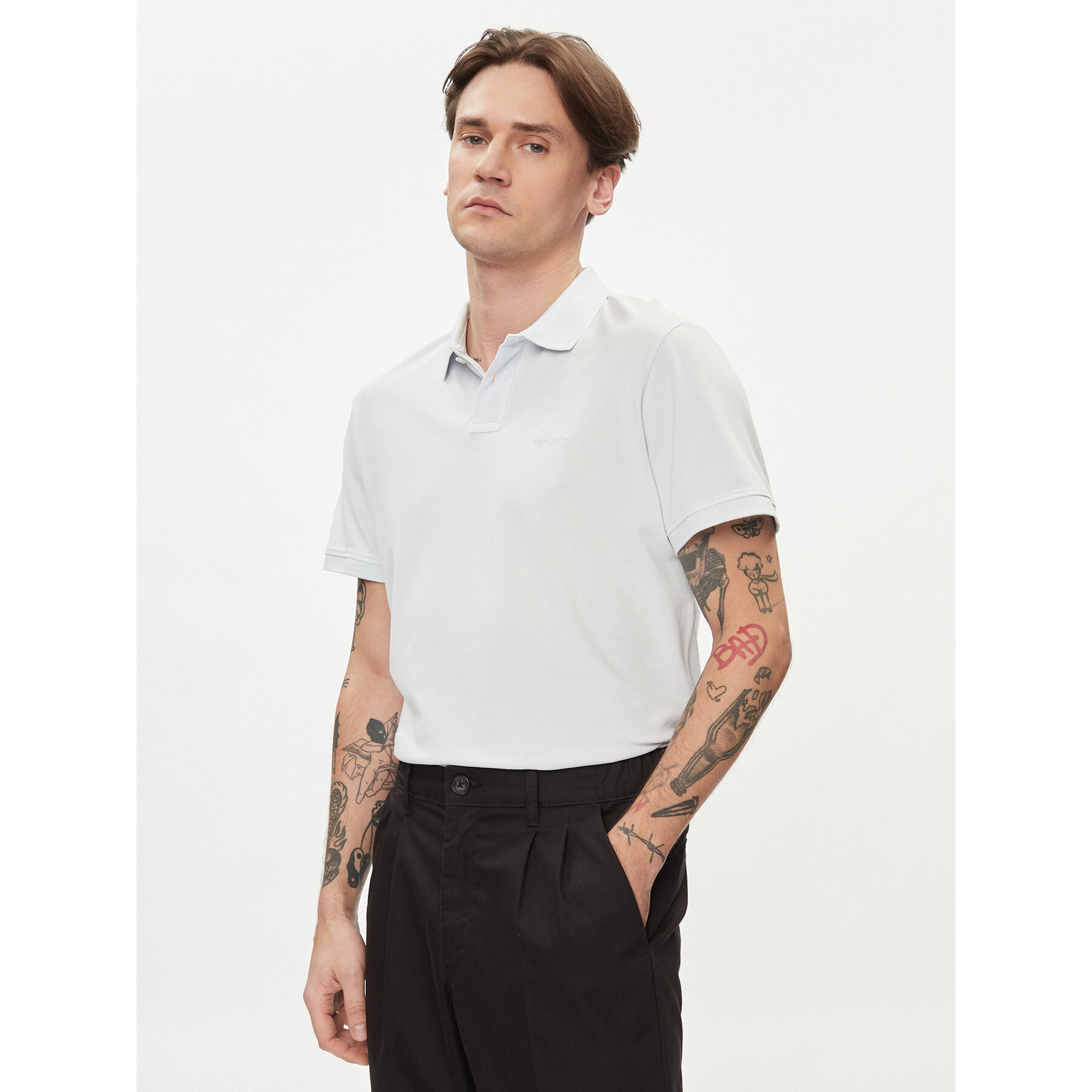 Pepe Jeans Polo New Oliver PM542099 Μπλε Regular Fit