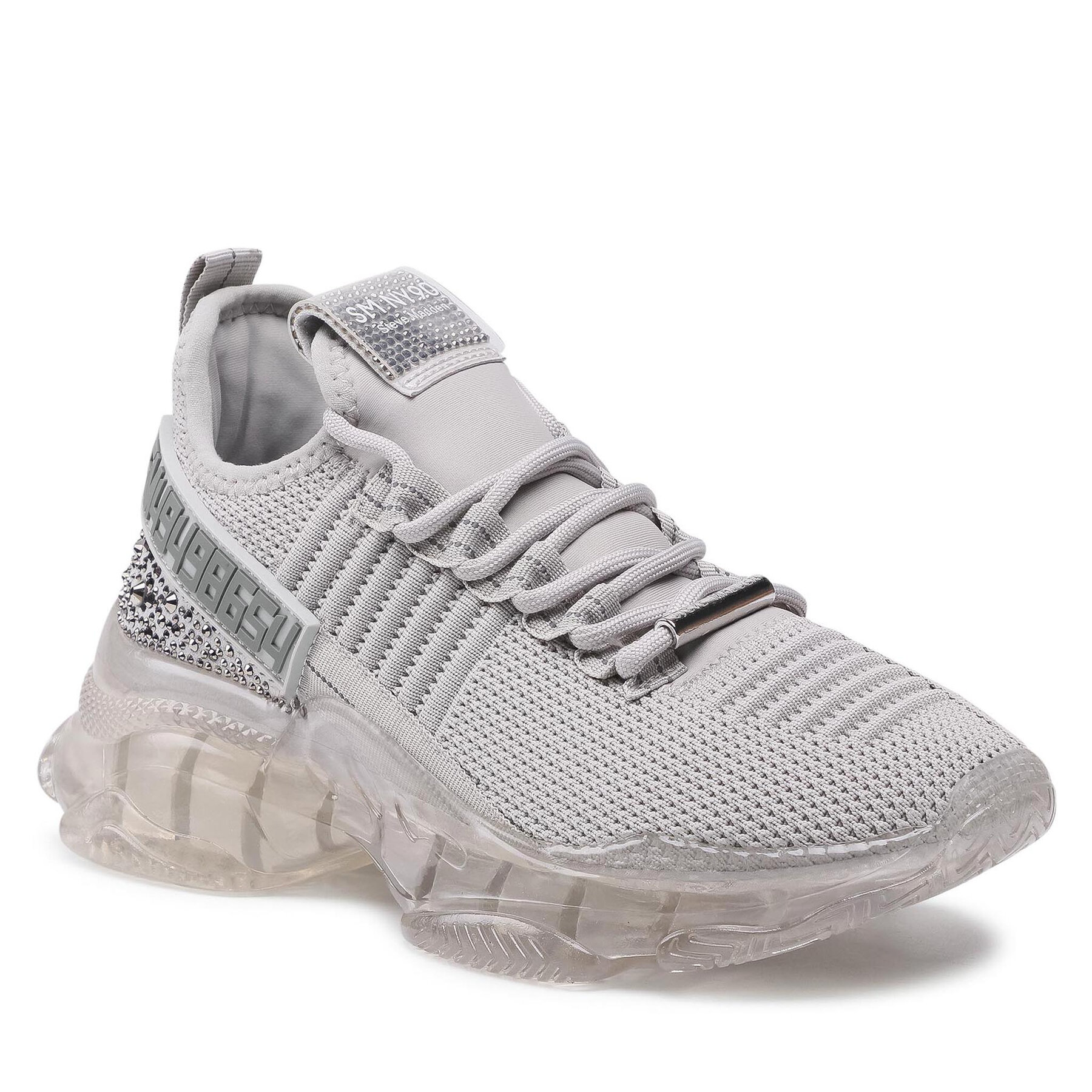 Steve Madden Damen Sneakers Maxilla-R Sm11001603-04004-660 Grau Größe 38