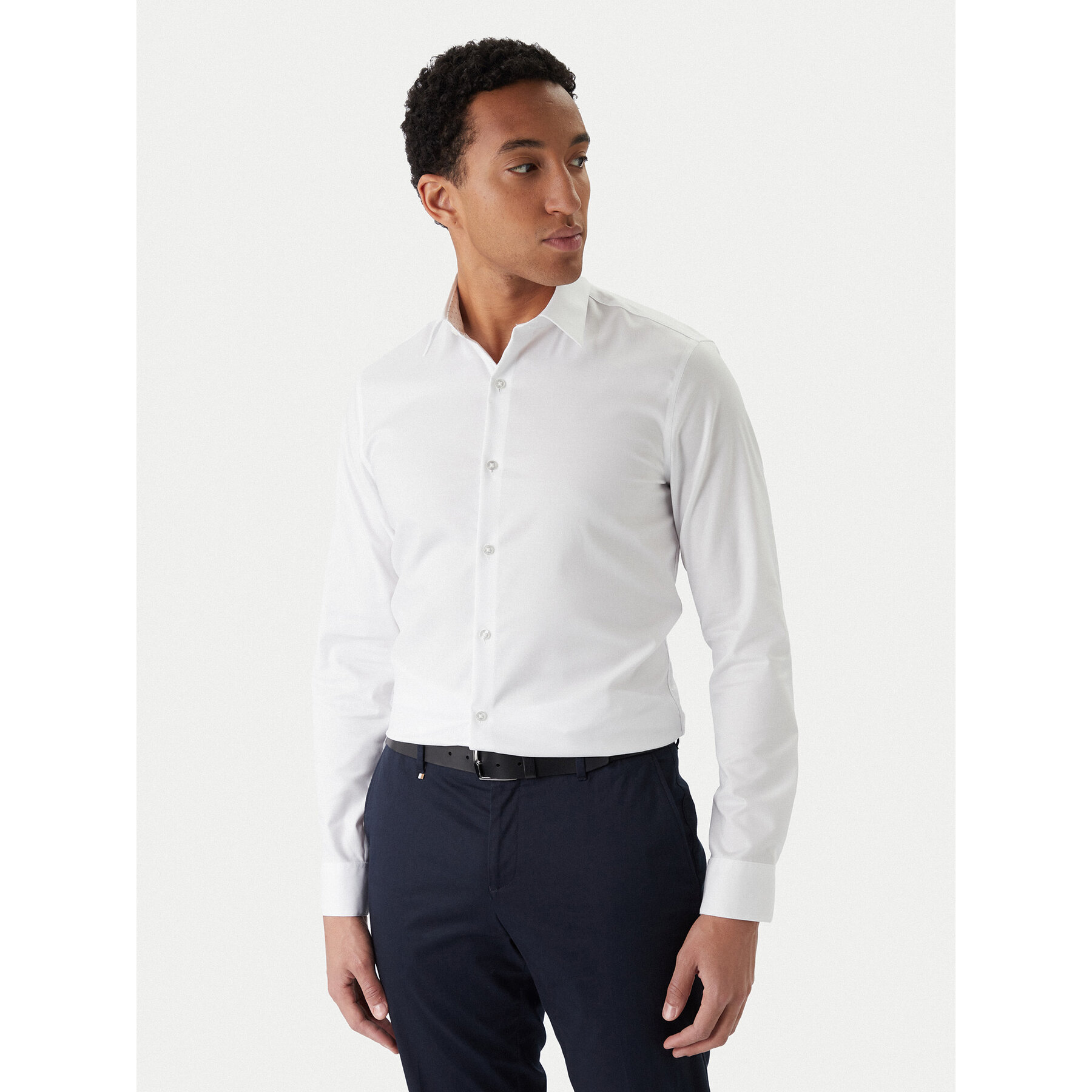 Calvin Klein Hemd LV019EU053 Weiß Slim Fit
