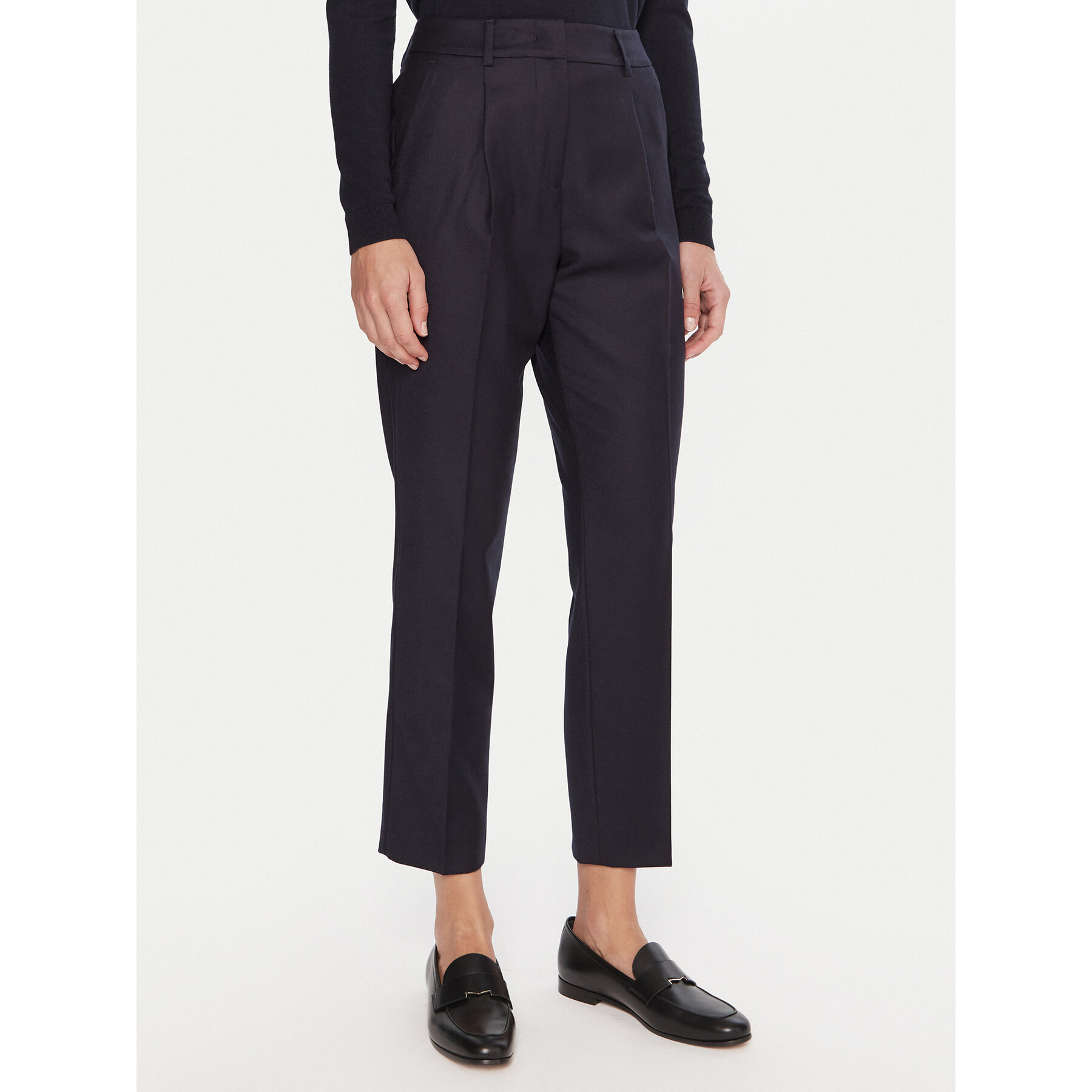 Weekend Max Mara Stoffhose Caldaia 2525136152 Dunkelblau Regular Fit