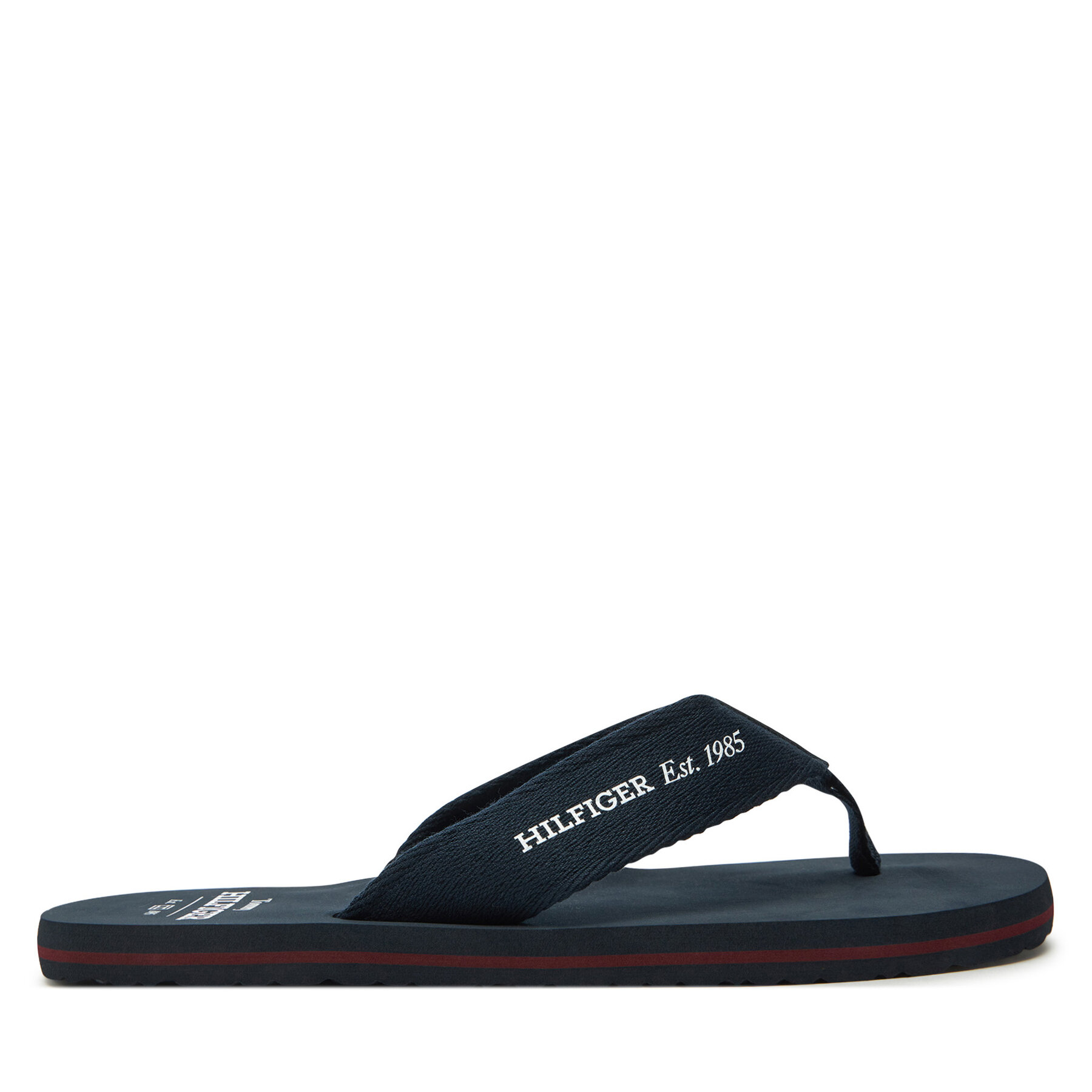 Męskie Tommy Hilfiger Japonki, Rozmiar 41 Granatowy Hilfiger 85 Beach Sandal FM0FM05339