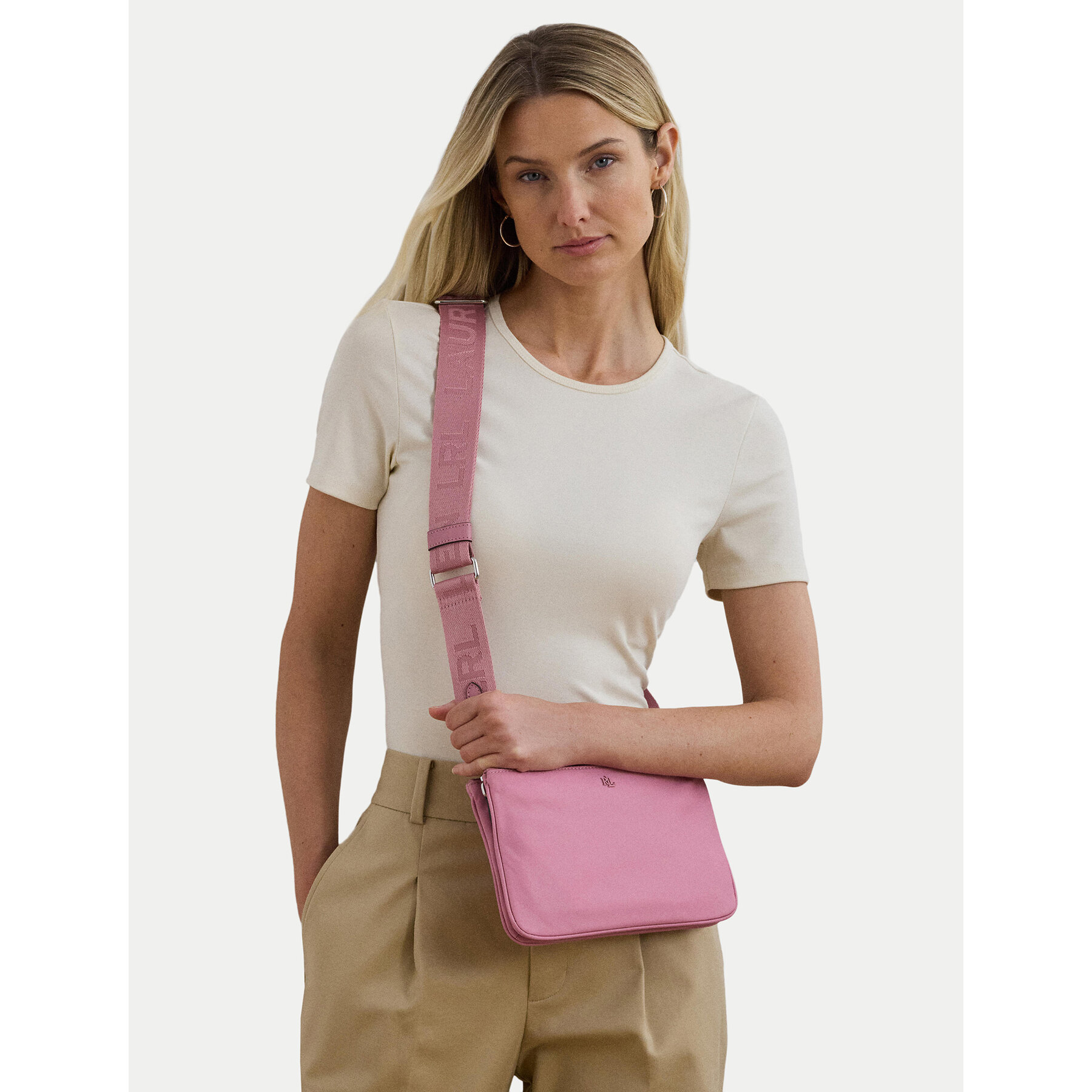 Τσάντα LAUREN RALPH LAUREN Landyn 431970156005 Ροζ