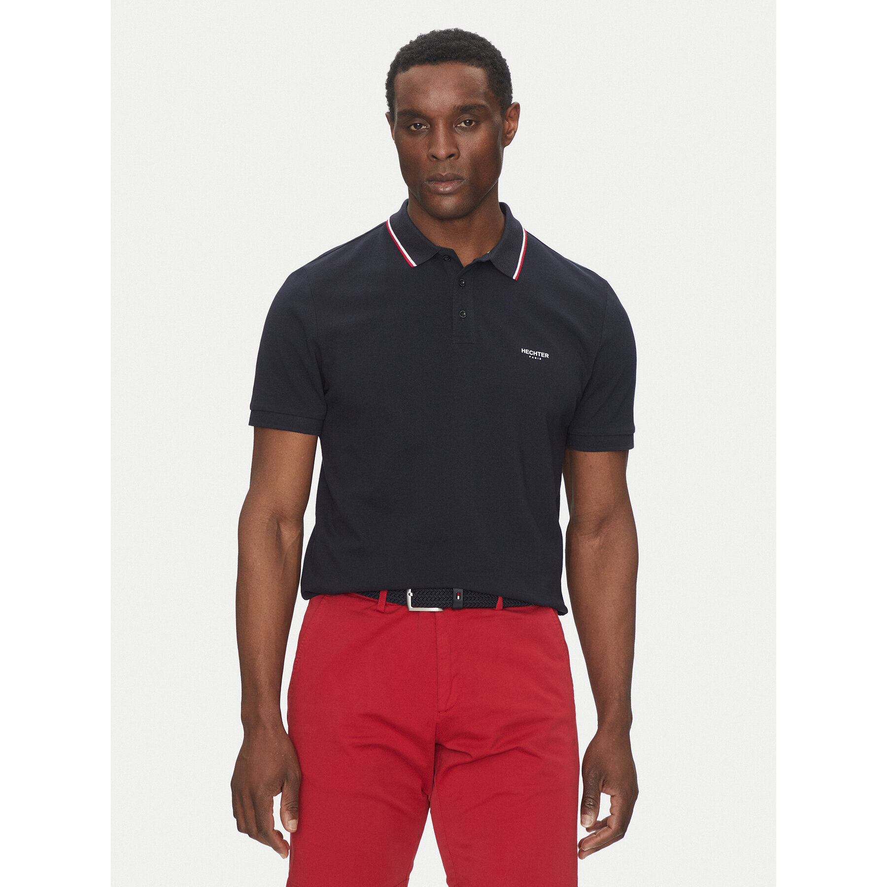 Hechter Paris Polo 74018 151902 Blu scuro Regular Fit
