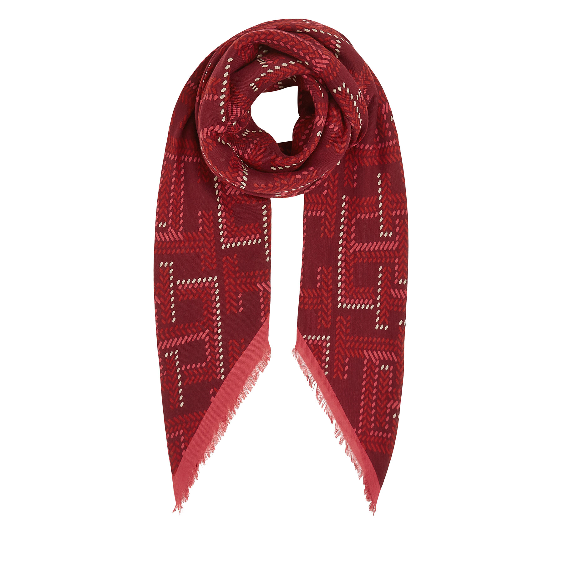 Fular Tommy Hilfiger Monogram AW0AW16648 Rojo