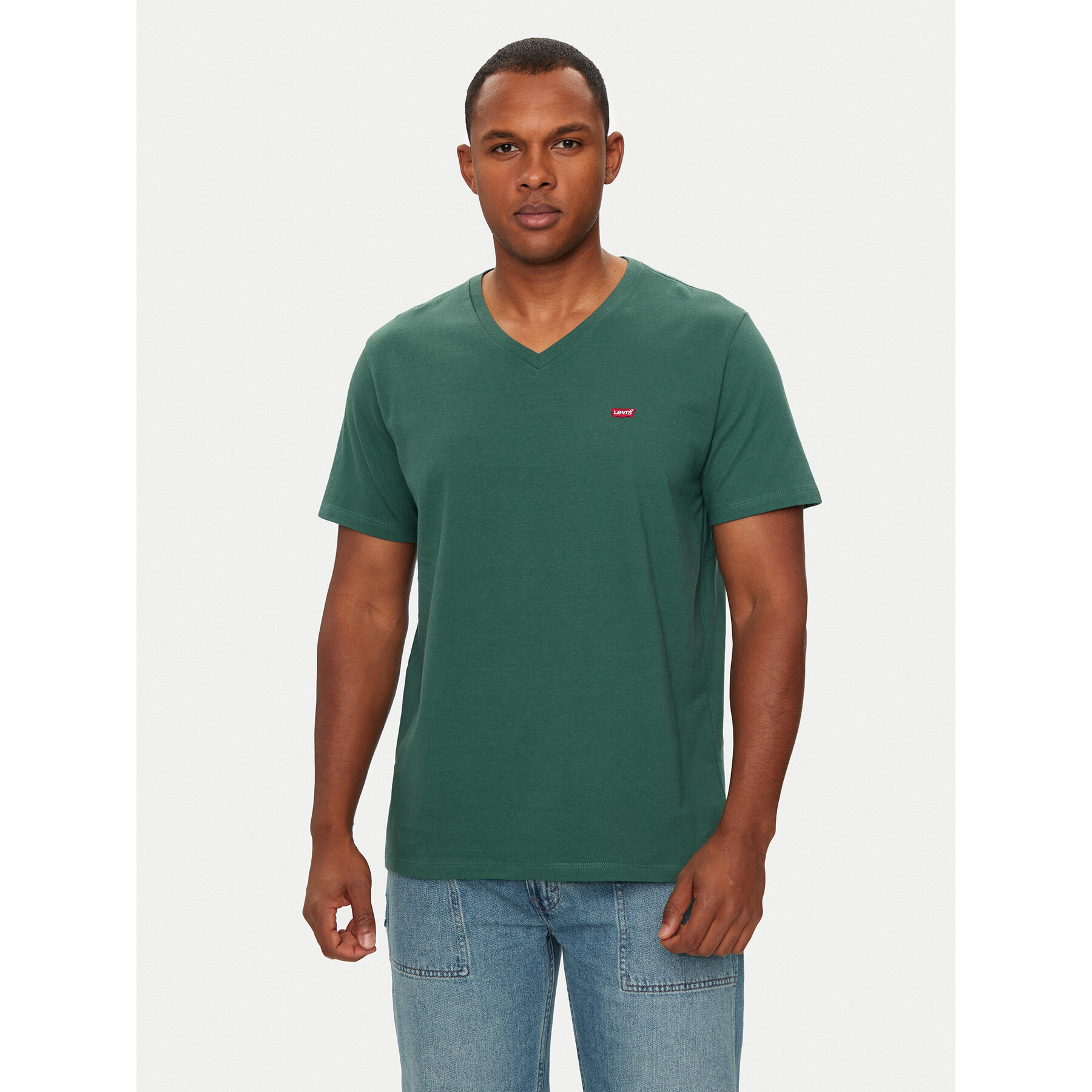 Levi's® T-shirt Original Housemark 85641-0042 Verde Regular Fit