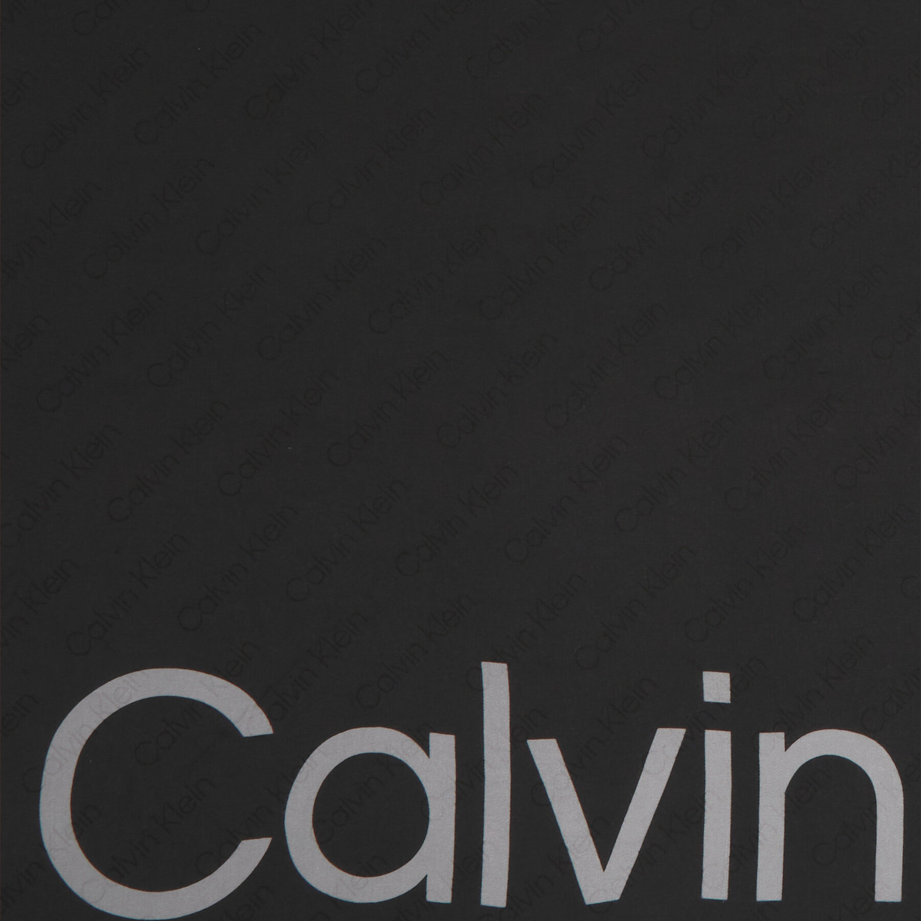 Damska Chusta Calvin Klein Czarny Aop Logo Jaquard Scarf 130X130 K60K611125