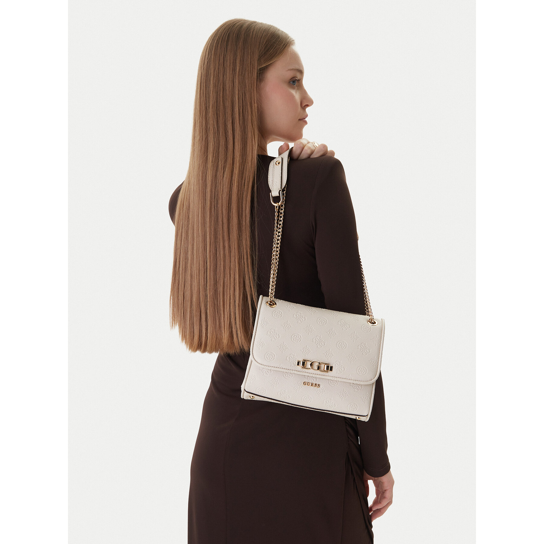 Τσάντα Guess Anise HWPD99 16210 Εκρού