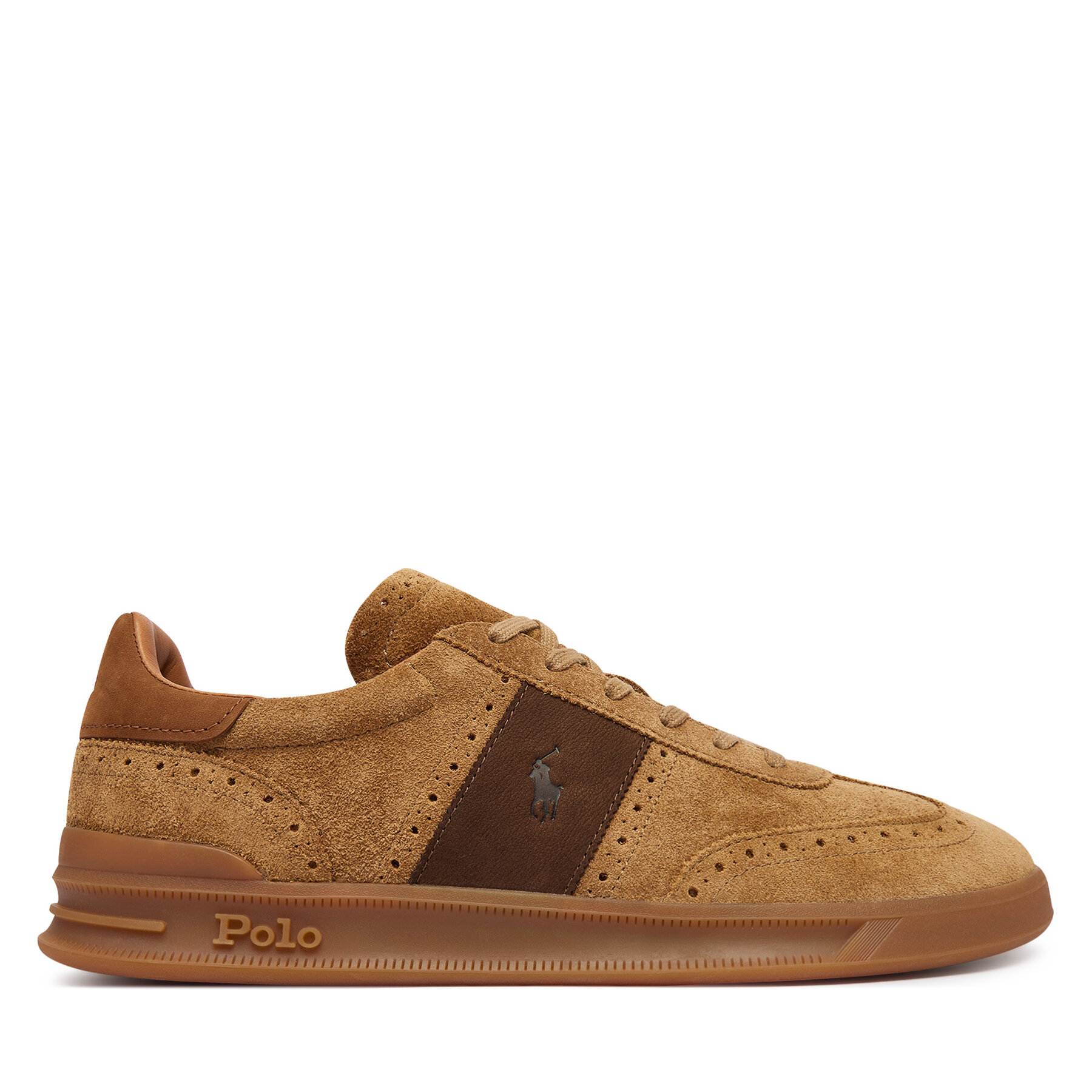 Сникърси Polo Ralph Lauren Hrt Aera Bro 809P15728001 Светлокафяв