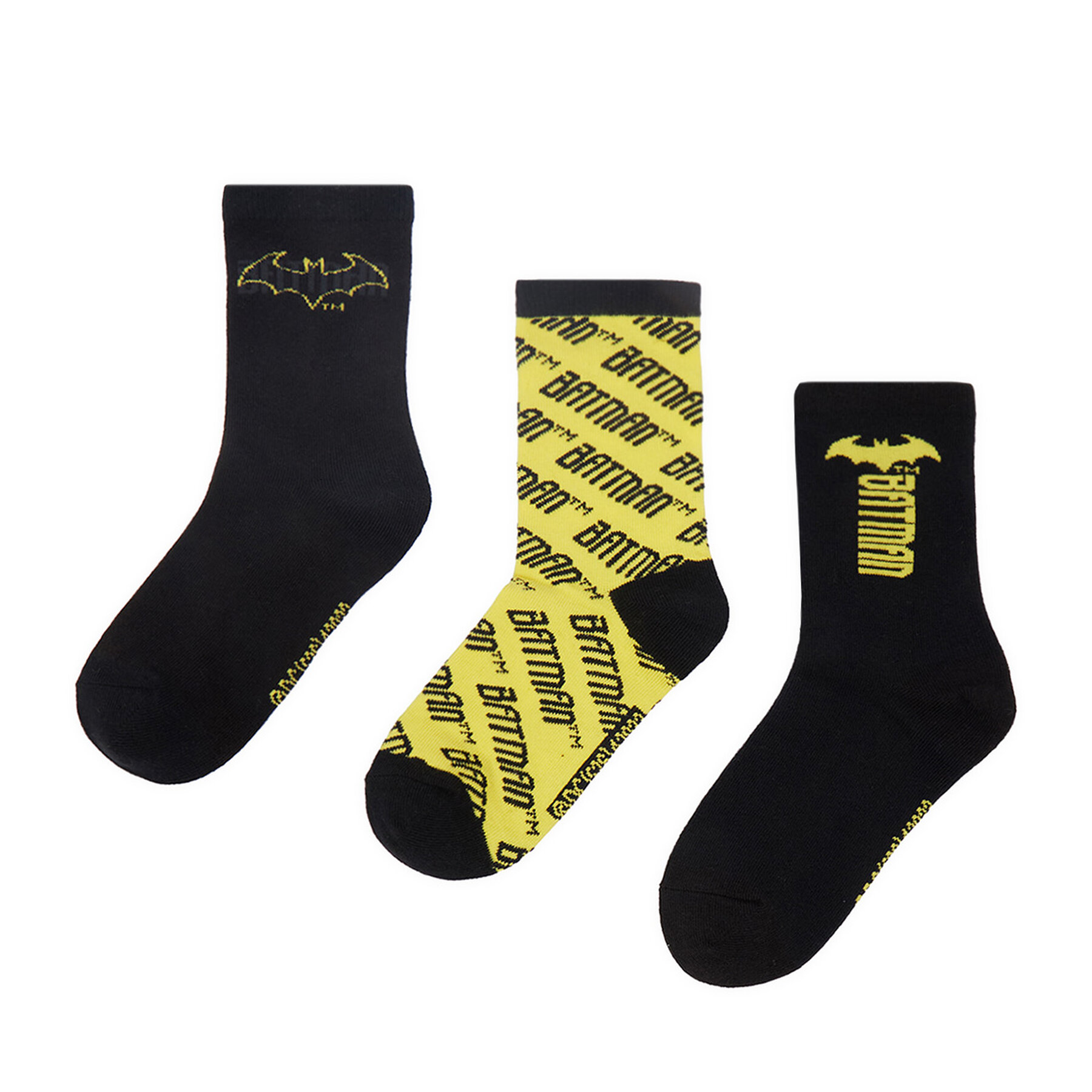 Șosete lungi Batman CEO-ACCCS-AW26-221WBBAT(3-PACK) Negru