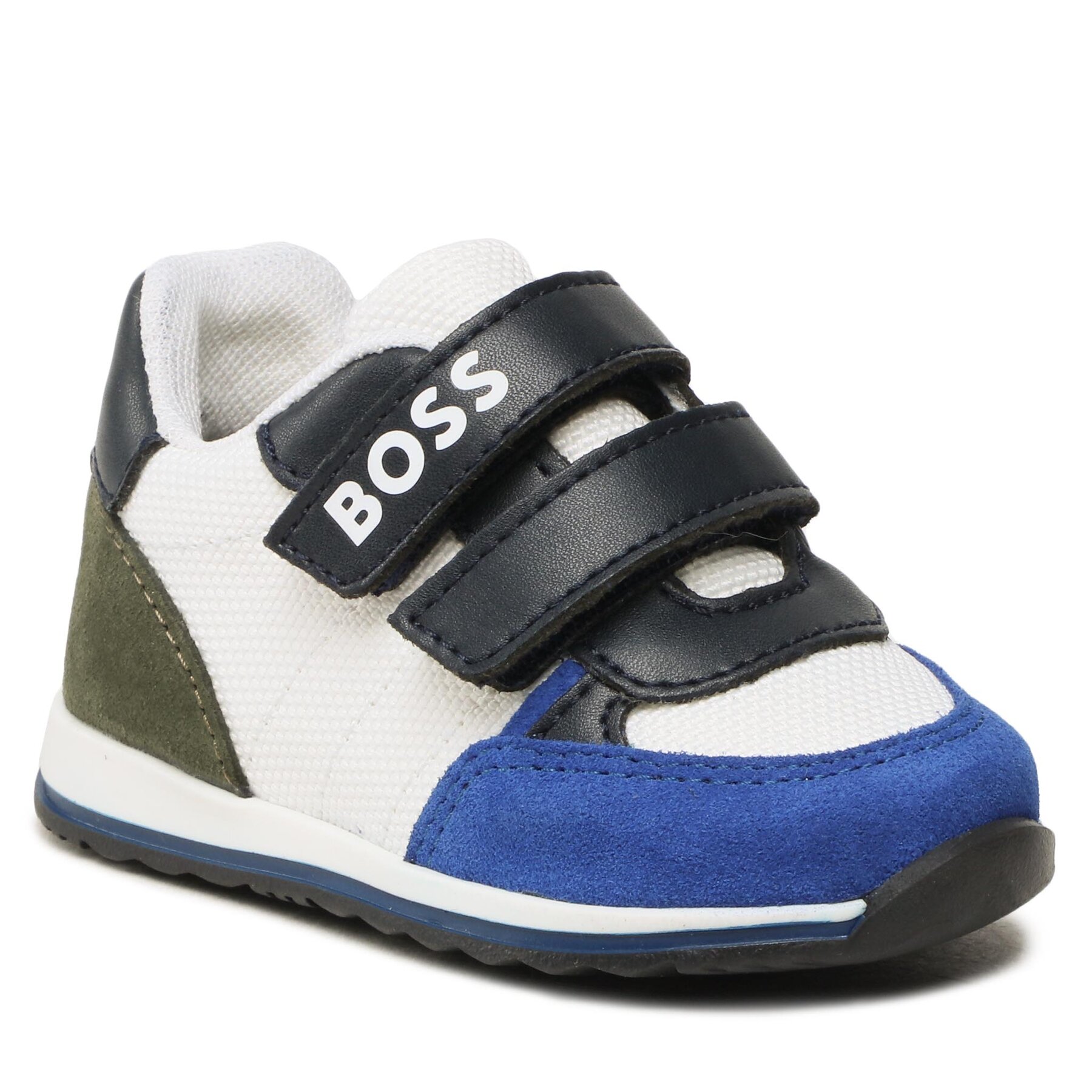 Sneakers Boss J09193 M White 10P 10P imagine super redus 2022