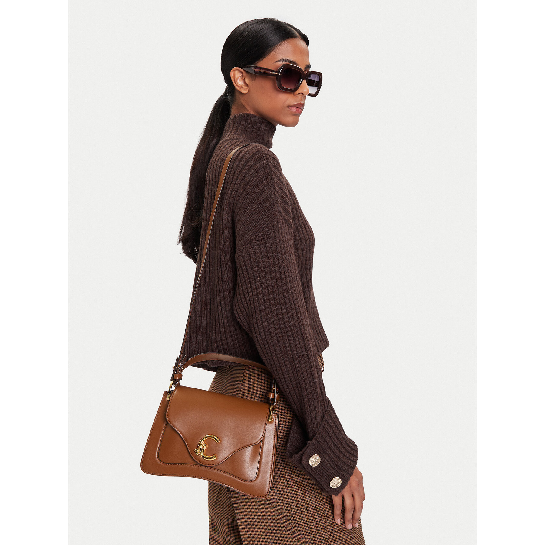 Geantă Coccinelle SSK Coccinelle C-ME E1 SSK 18 02 01 Maro