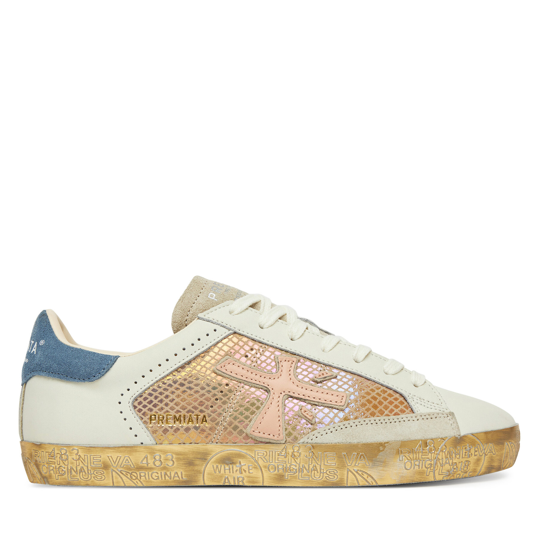 Damskie Premiata Sneakersy, Rozmiar 40 Écru Stevend Var 6666