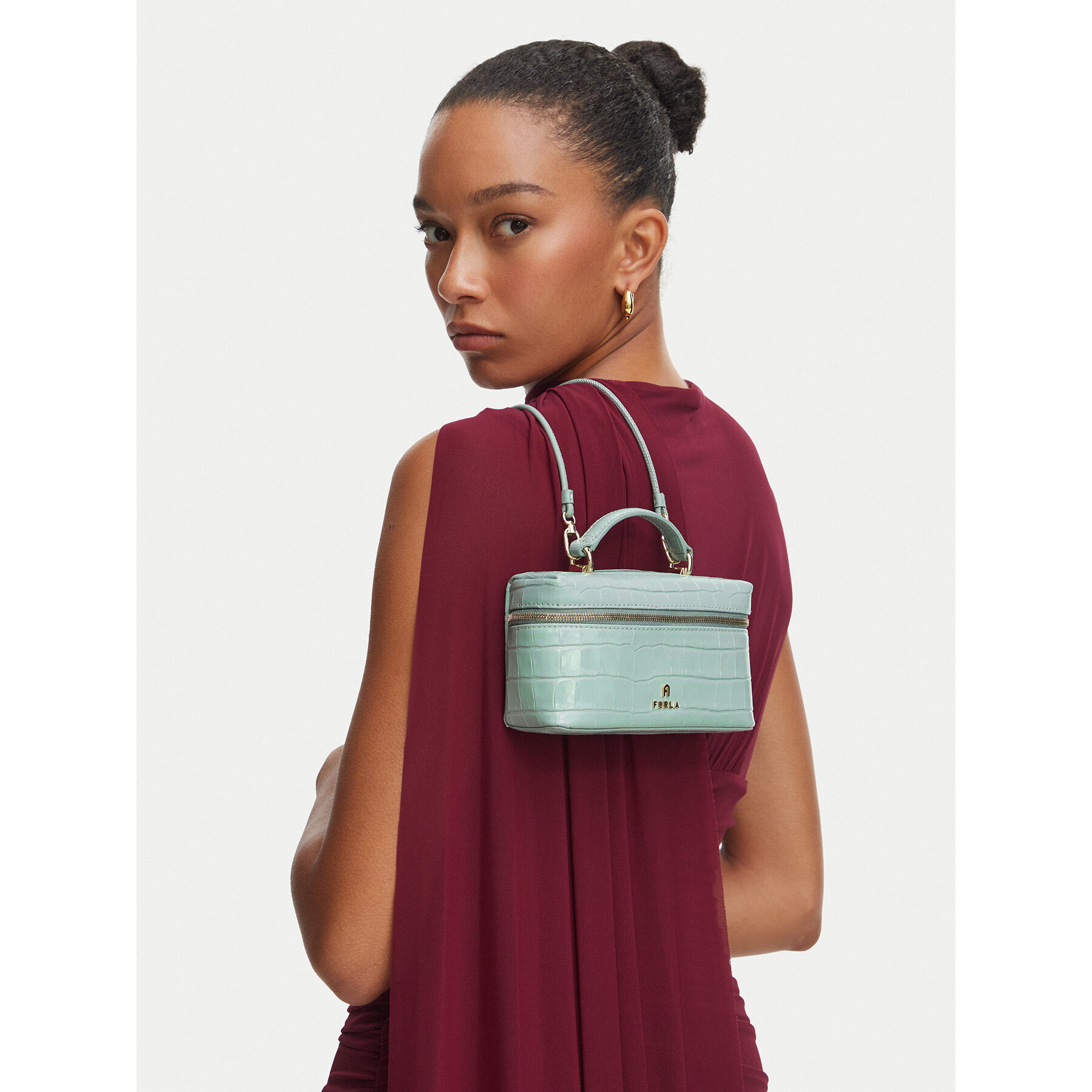 Дамска чанта Furla Camelia Micro WE00625 BX4255 4911S Светлосин