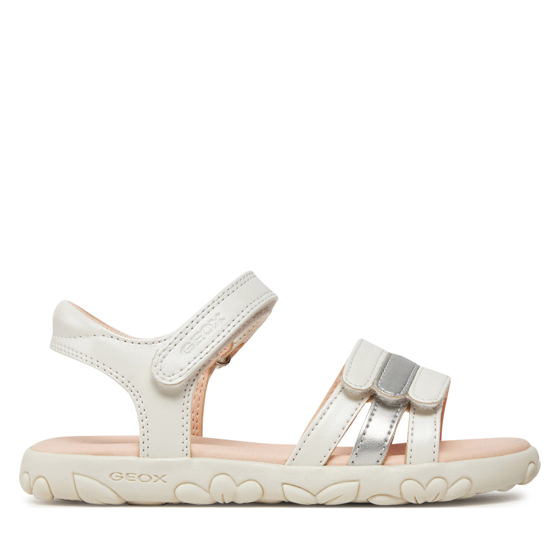 Sandály Geox J Sandal Haiti Girl J458ZD 000NF C0459 S Bílá