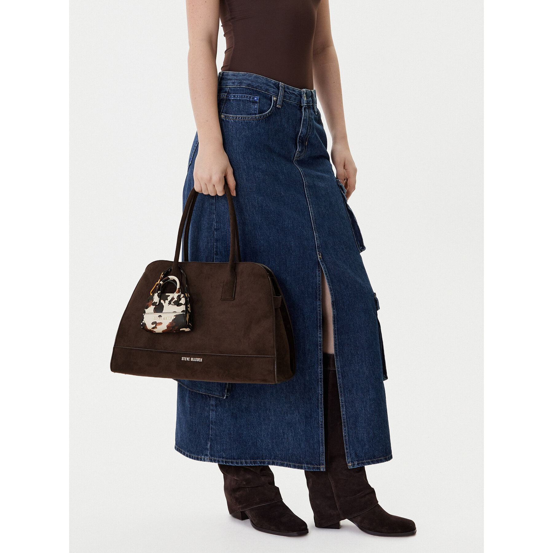 Дамска чанта Steve Madden Bharlli 13002290 Кафяв