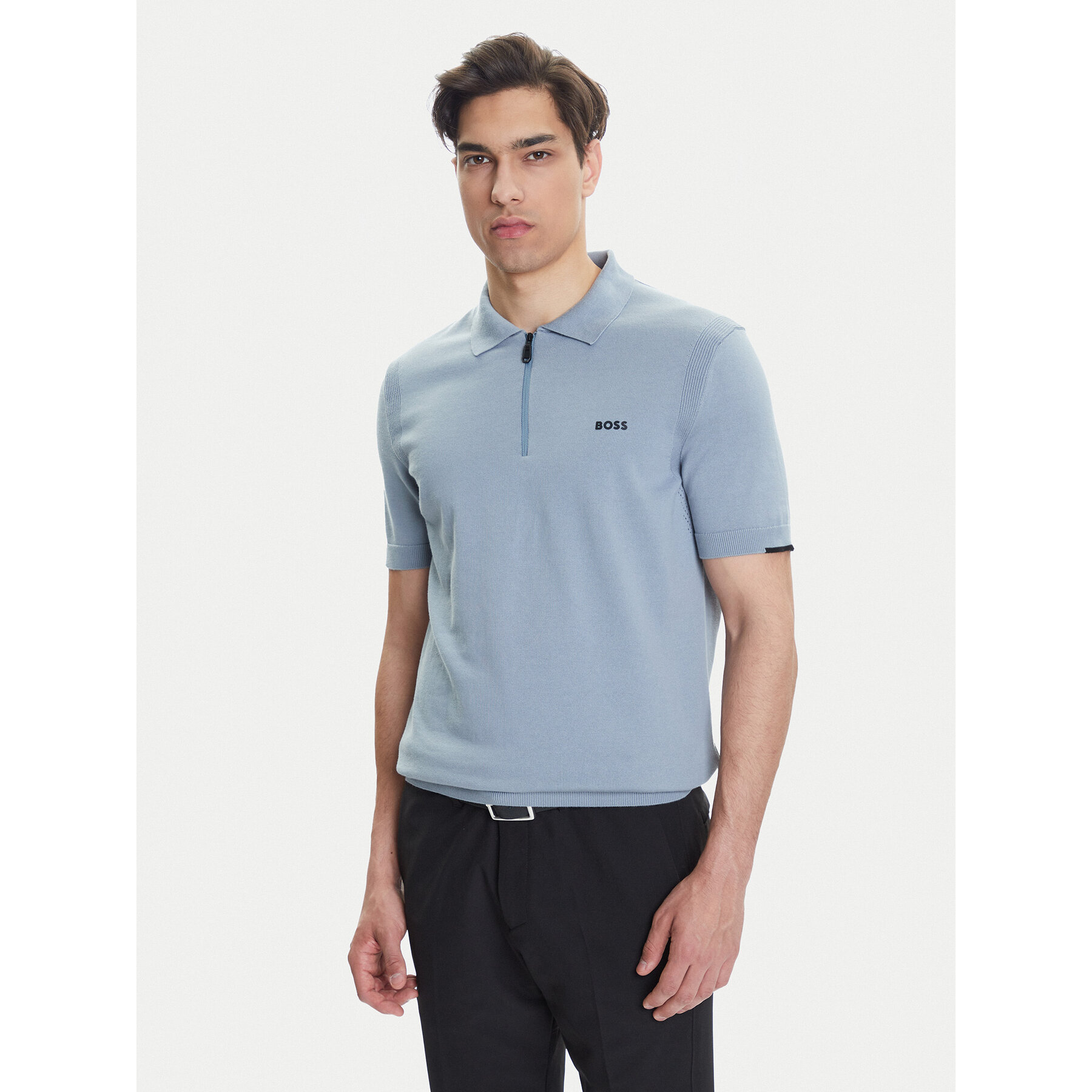 BOSS Pólóing K_Ever-X PS 50541961 Szürke Regular Fit
