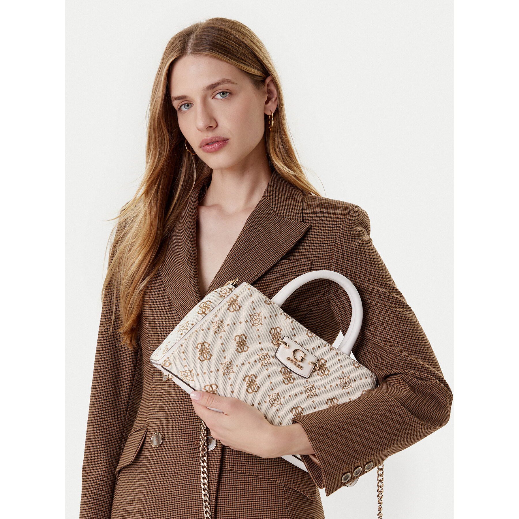 Geantă Guess HWCP96 54060 Crem