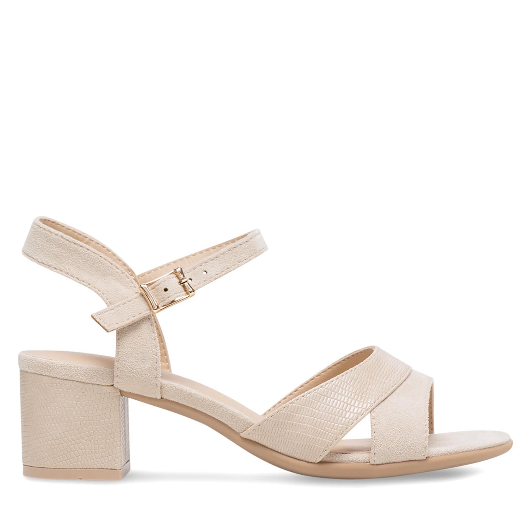 Donna Sandali Clara Barson, Taglia 38, Beige, WS5695-01, taglia : 38