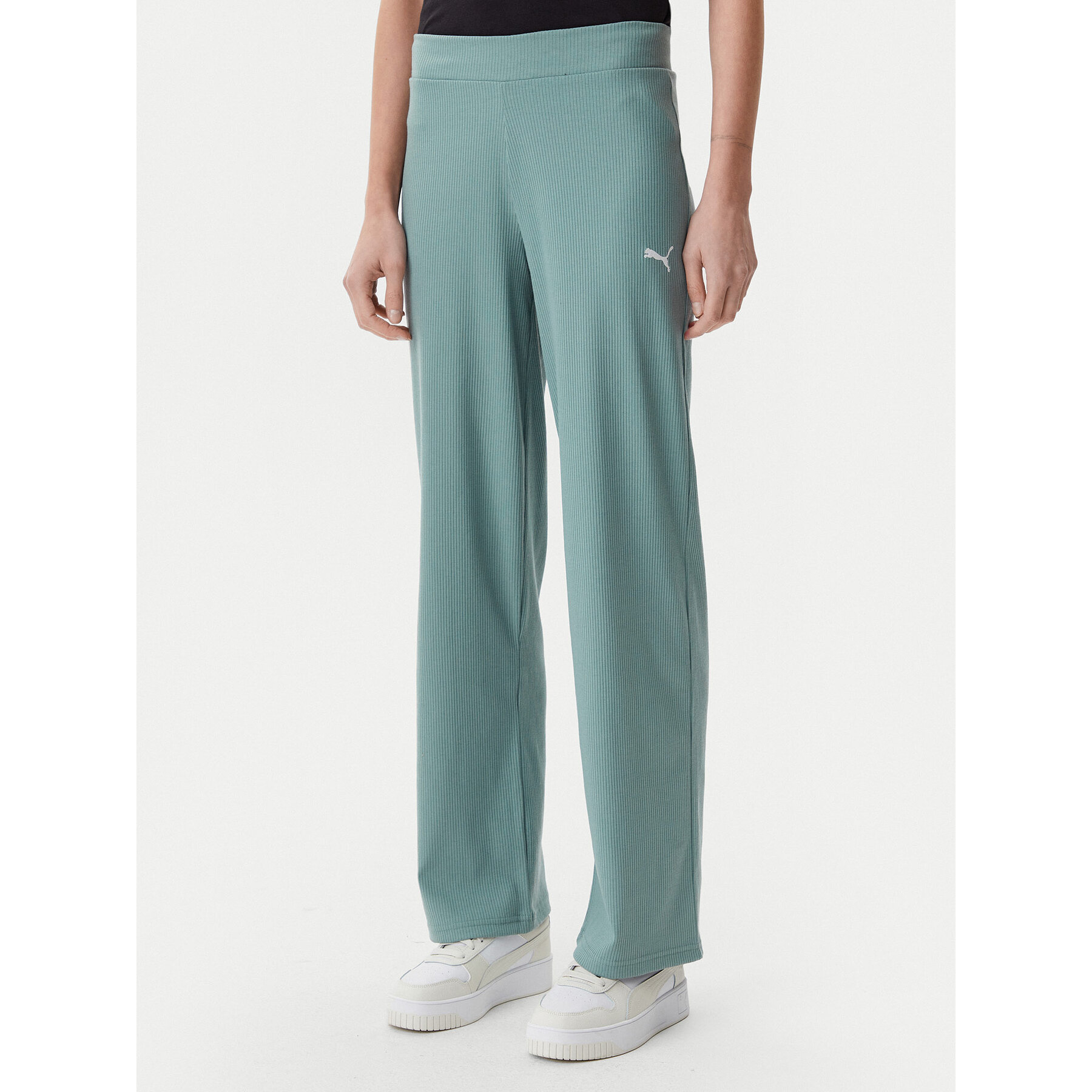 Puma Jogginghose Ess Elevated 685025 Grün Straight Fit
