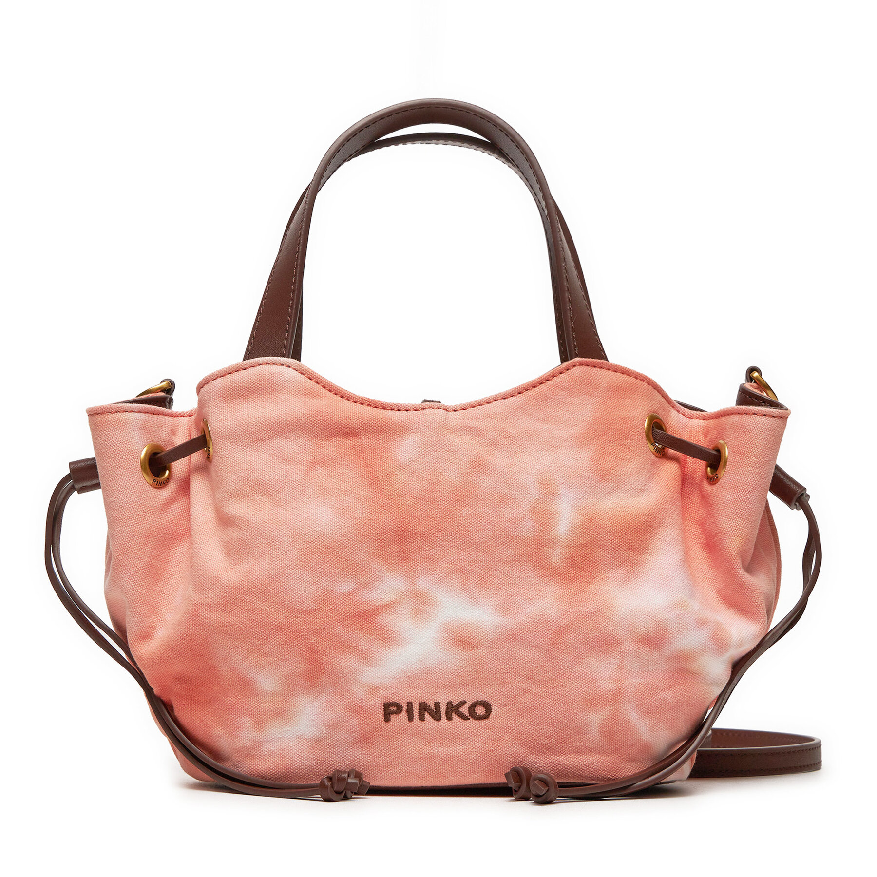 PINKO Τσάντα Pinko Pagoda Small Shopper PE 24 PLTT 102910 A1MB Πορτοκαλί