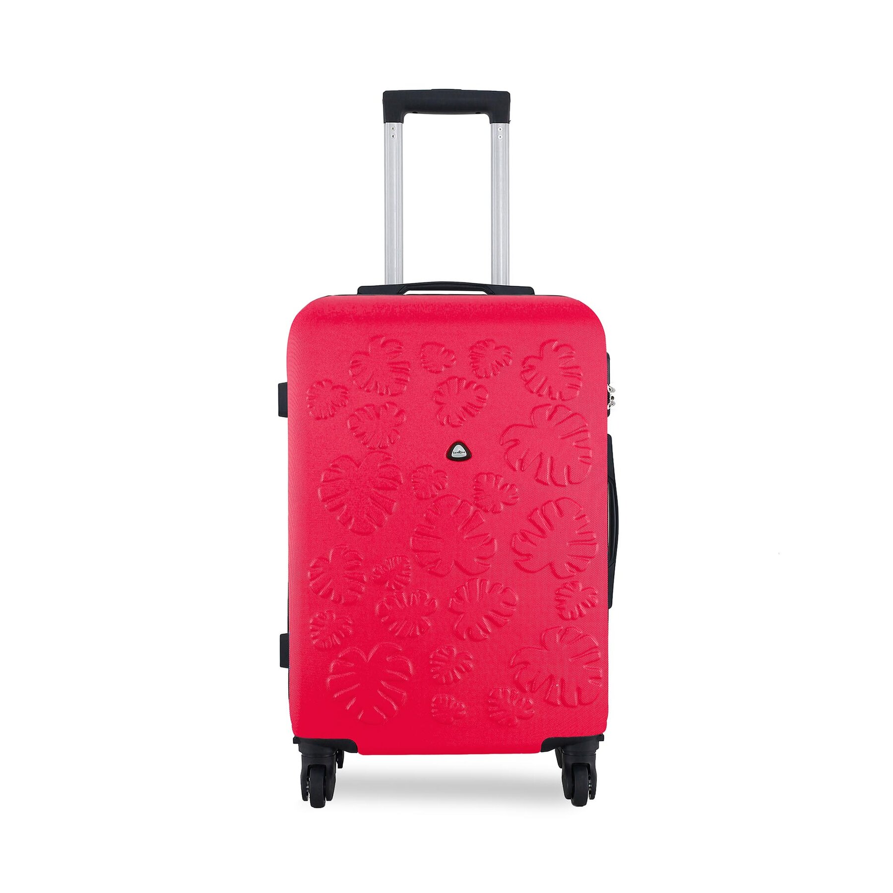 Semi Line Μεγάλη Βαλίτσα Semi Line T5623-6 Ροζ