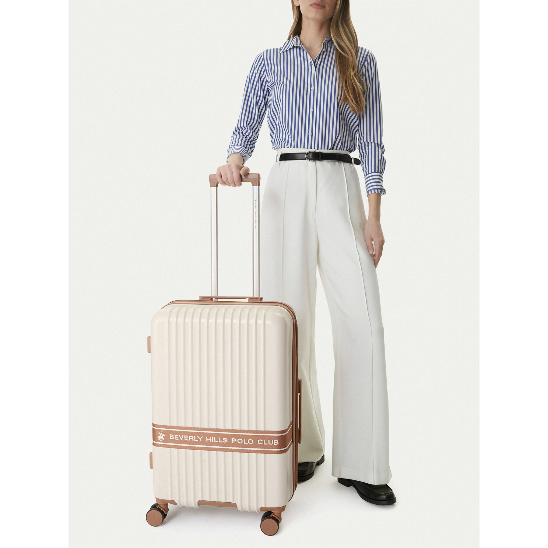 Μεσαία Βαλίτσα Beverly Hills Polo Club CEO-BHPC-WAL-008-M Μπεζ