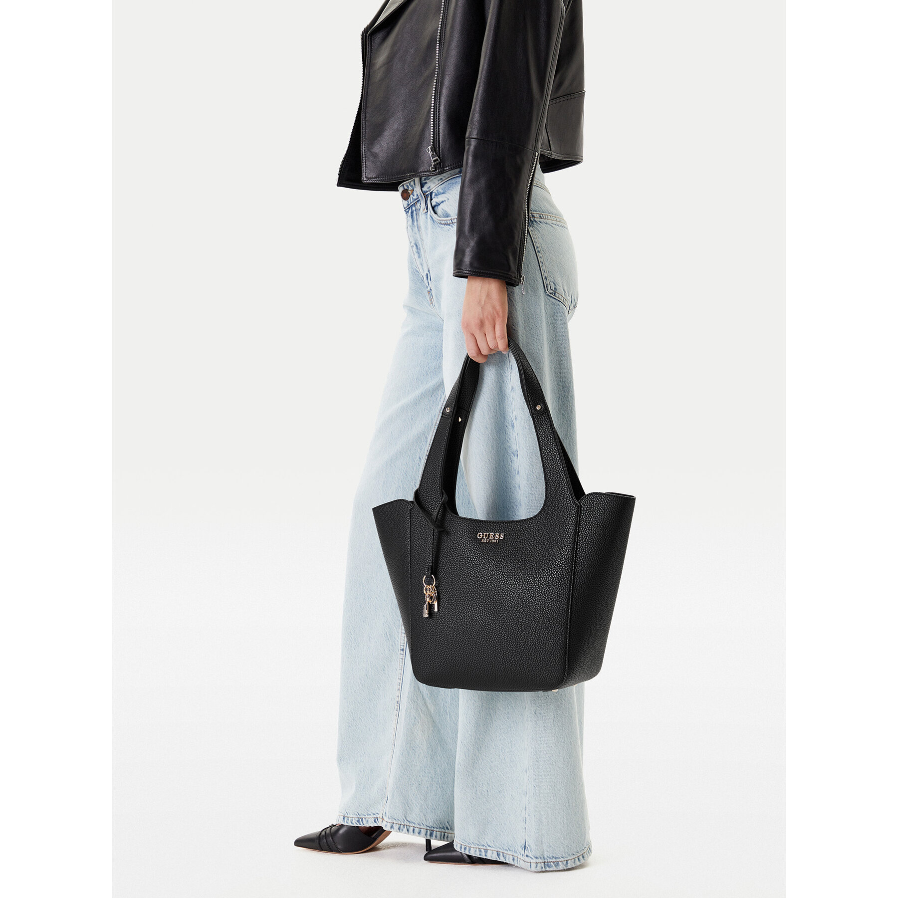 Geantă Guess Calista HWBG73 34220 Negru