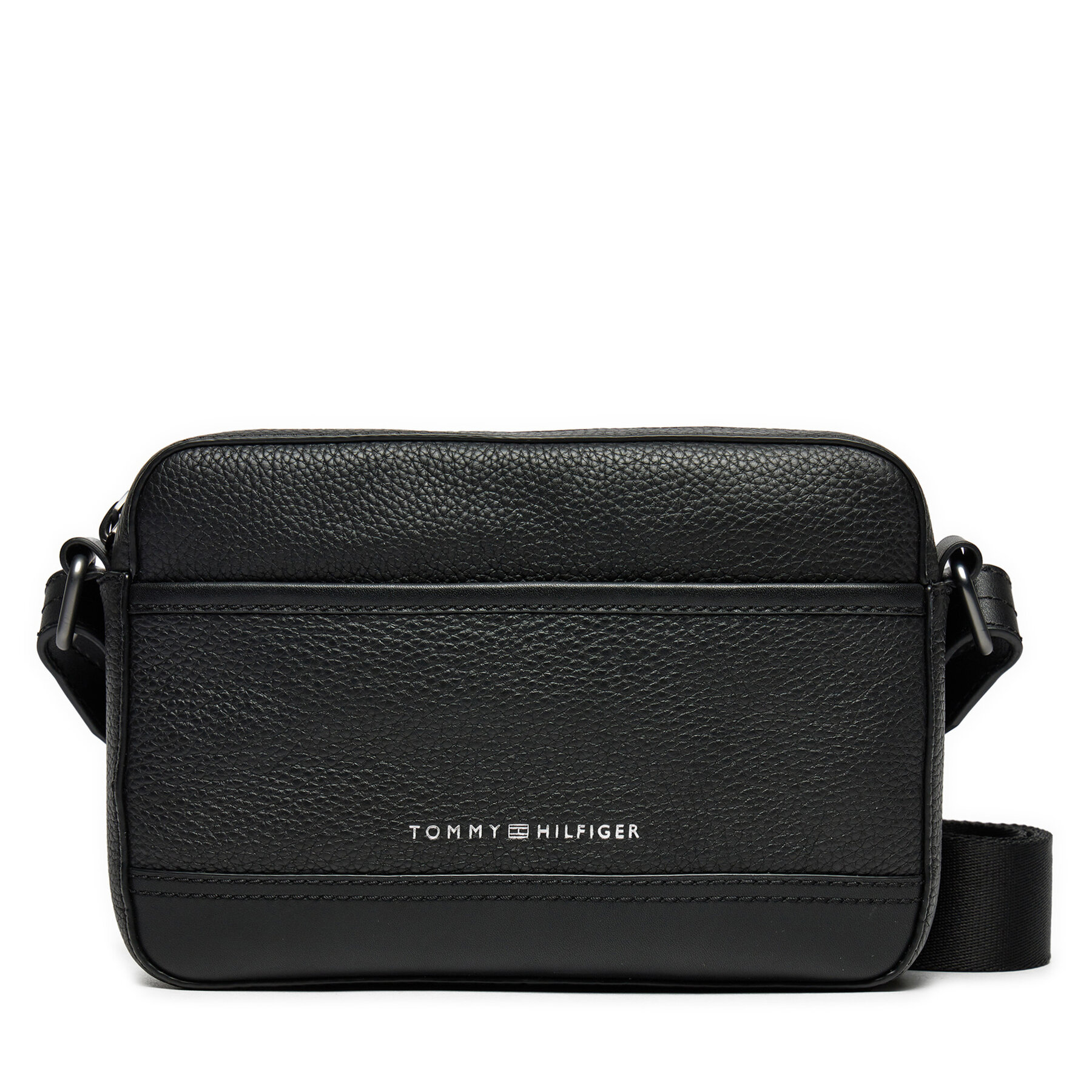 Bandolera Tommy Hilfiger Th Premium Leather AM0AM13148 Negro
